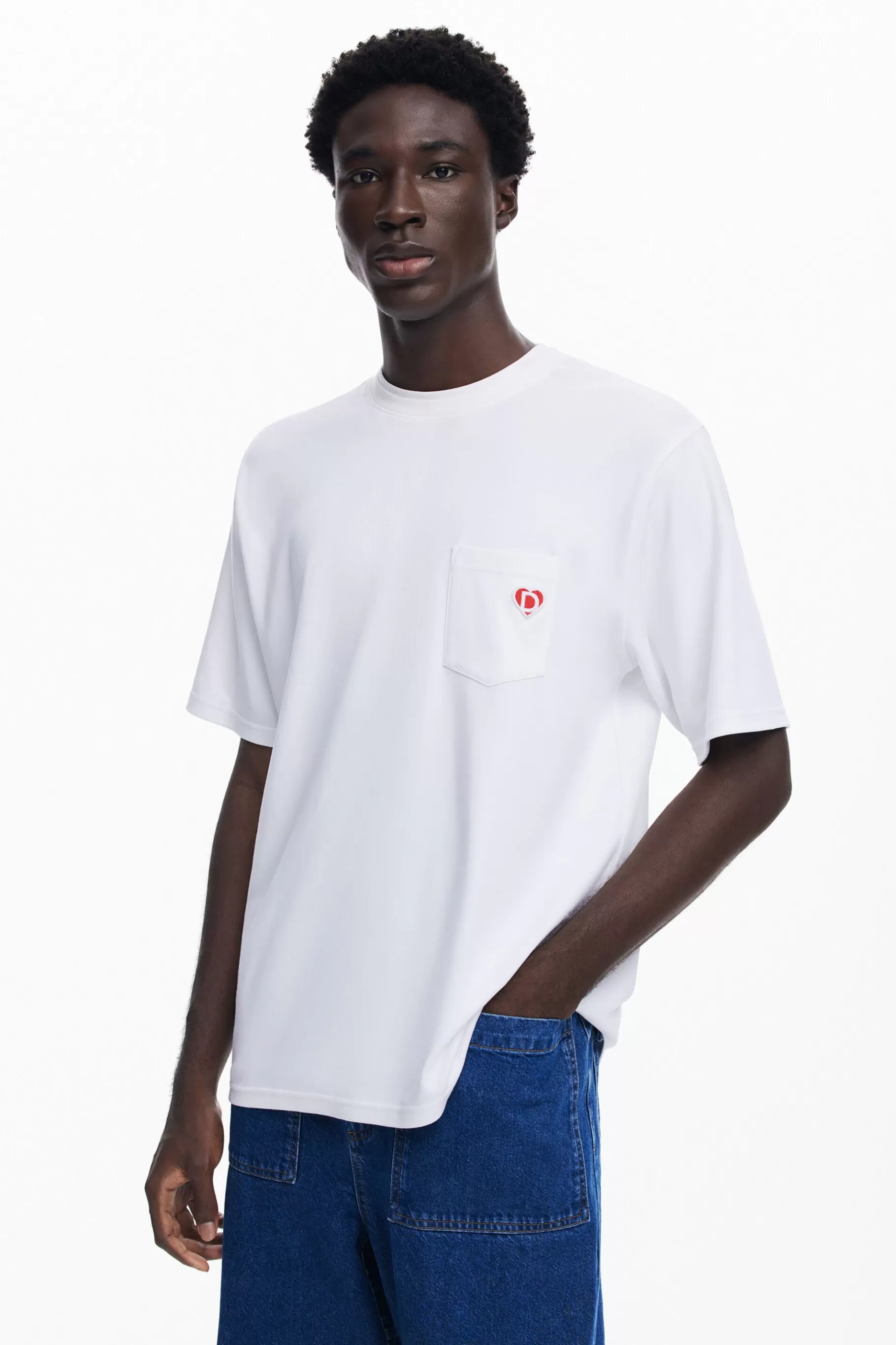 Desigual Camiseta logo bolsillo*Hombre Camisetas