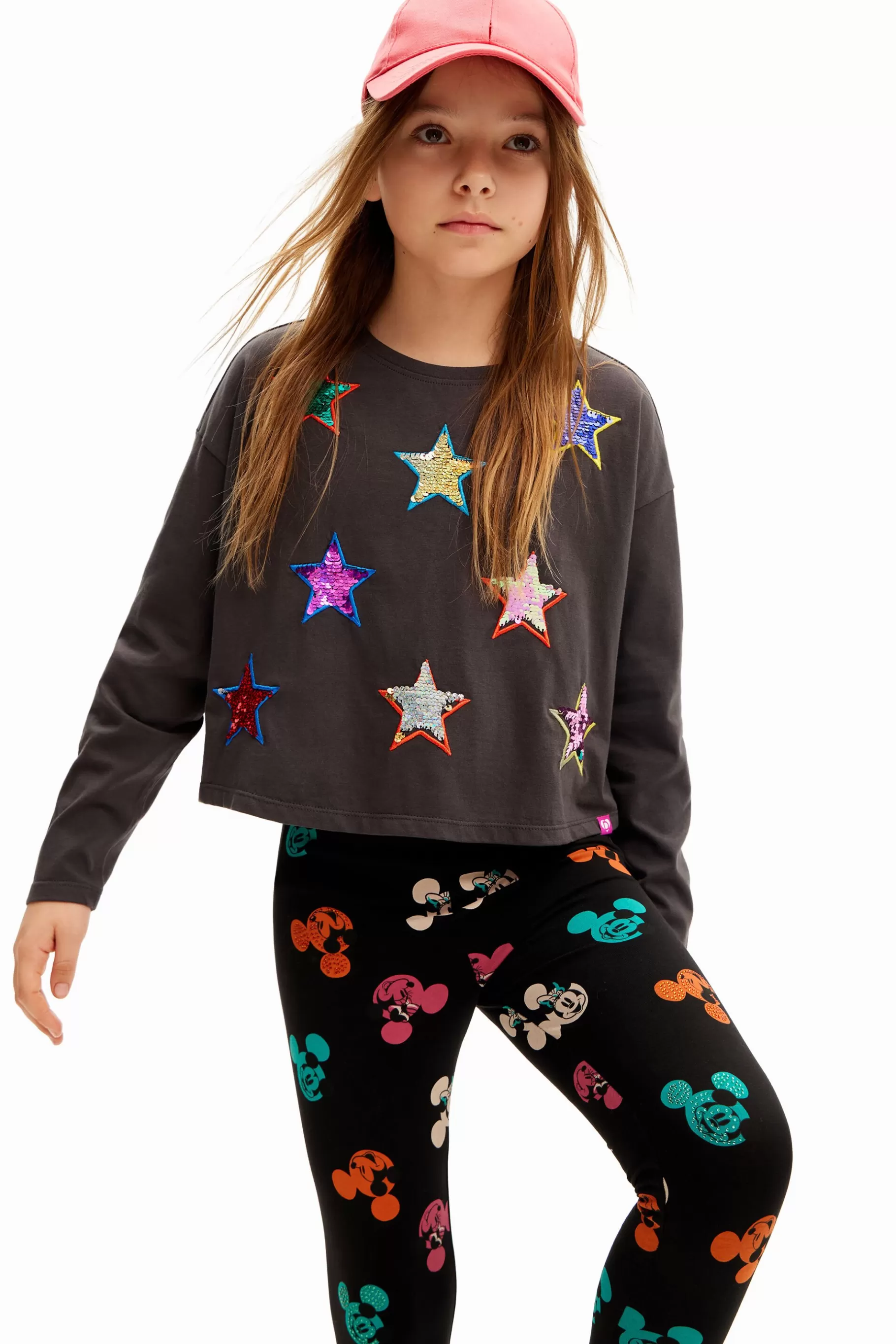 Desigual Camiseta manga larga estrellas* Camisetas Y Camisas