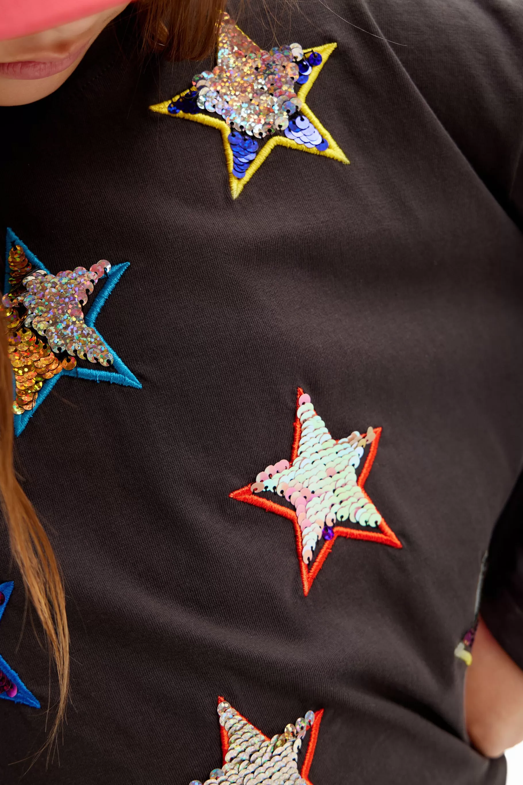Desigual Camiseta manga larga estrellas* Camisetas Y Camisas