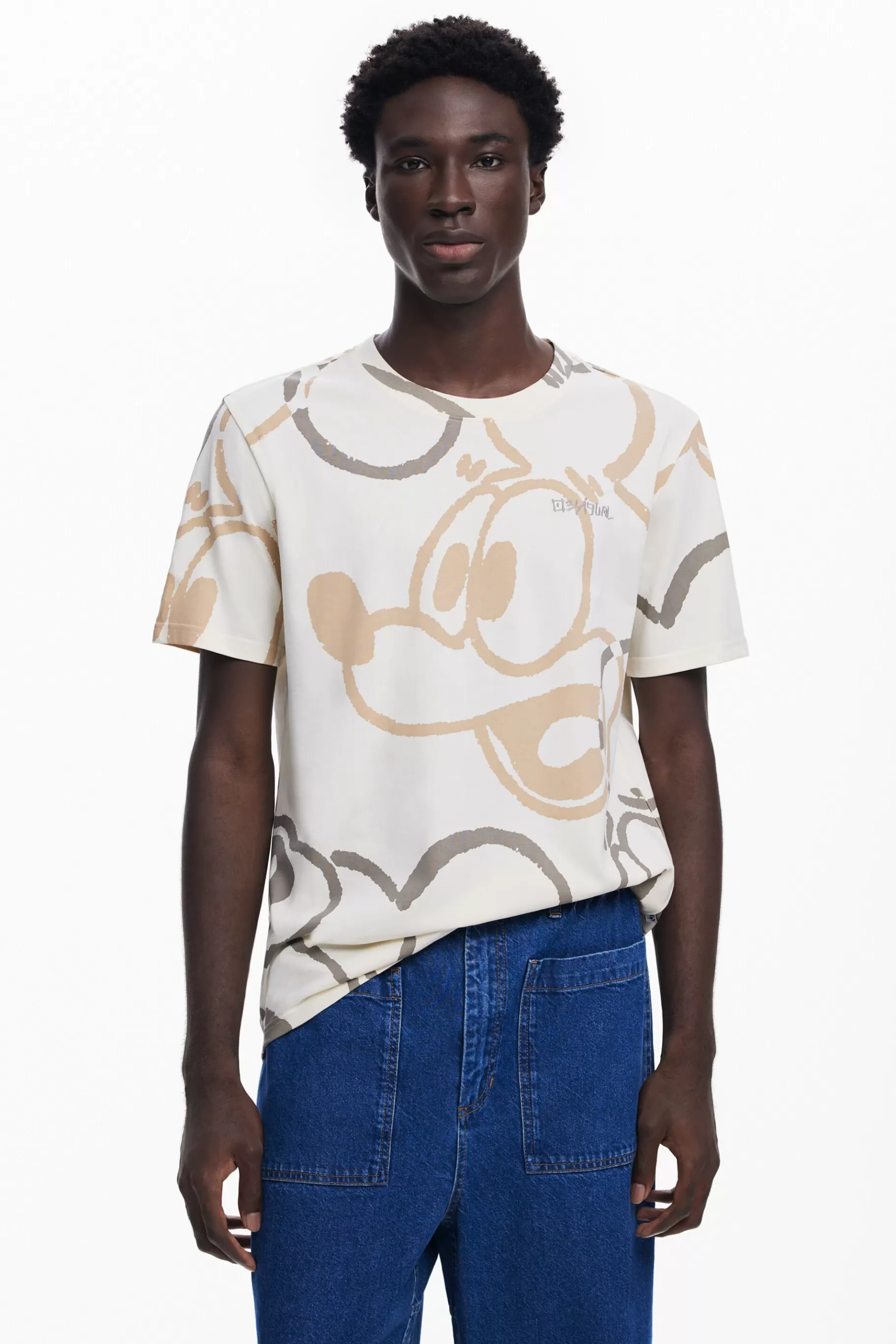 Desigual Camiseta Mickey Mouse*Hombre Camisetas