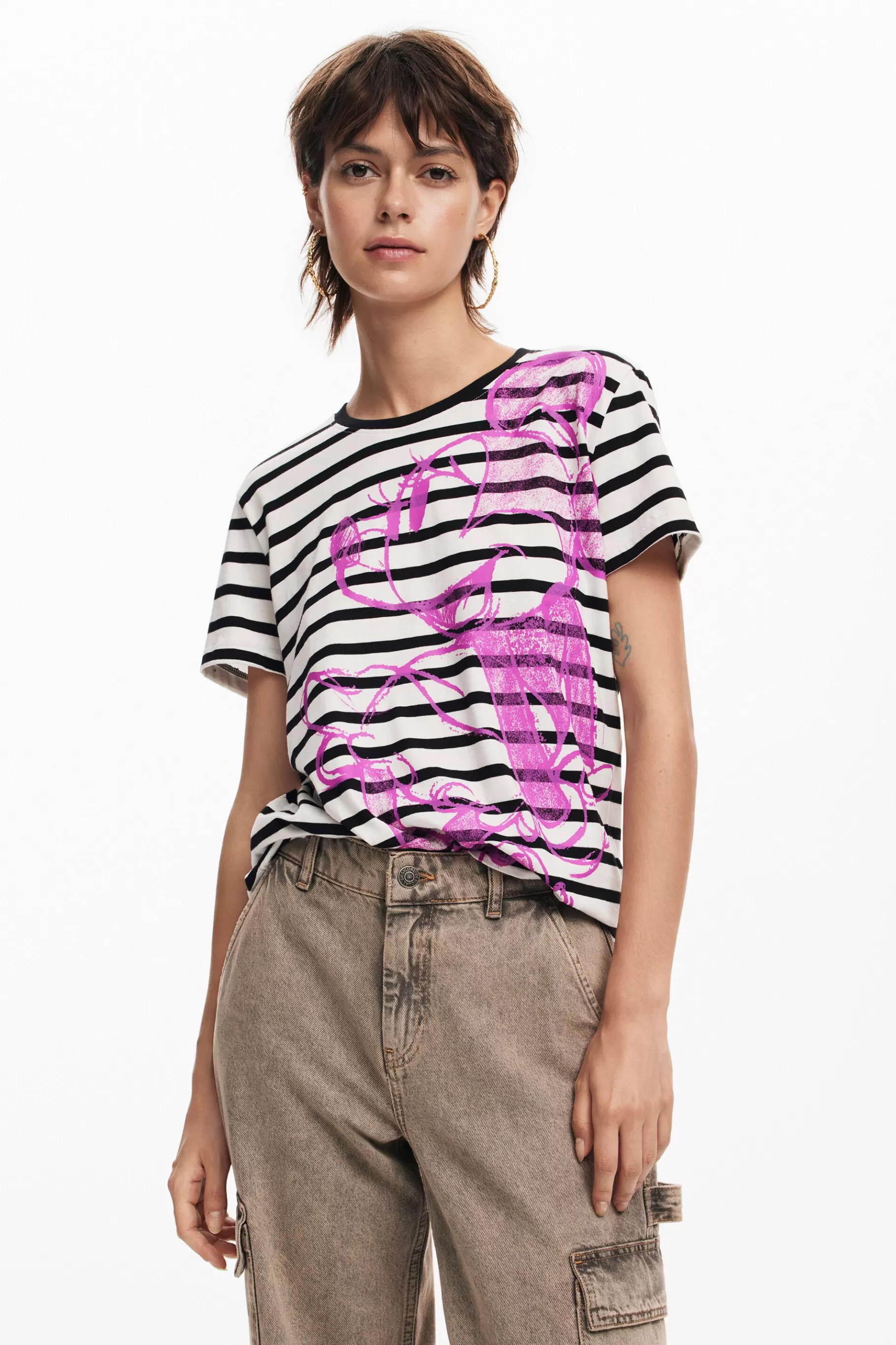 Desigual Camiseta Minnie Mouse*Mujer Camisas Y Blusas | Camisetas