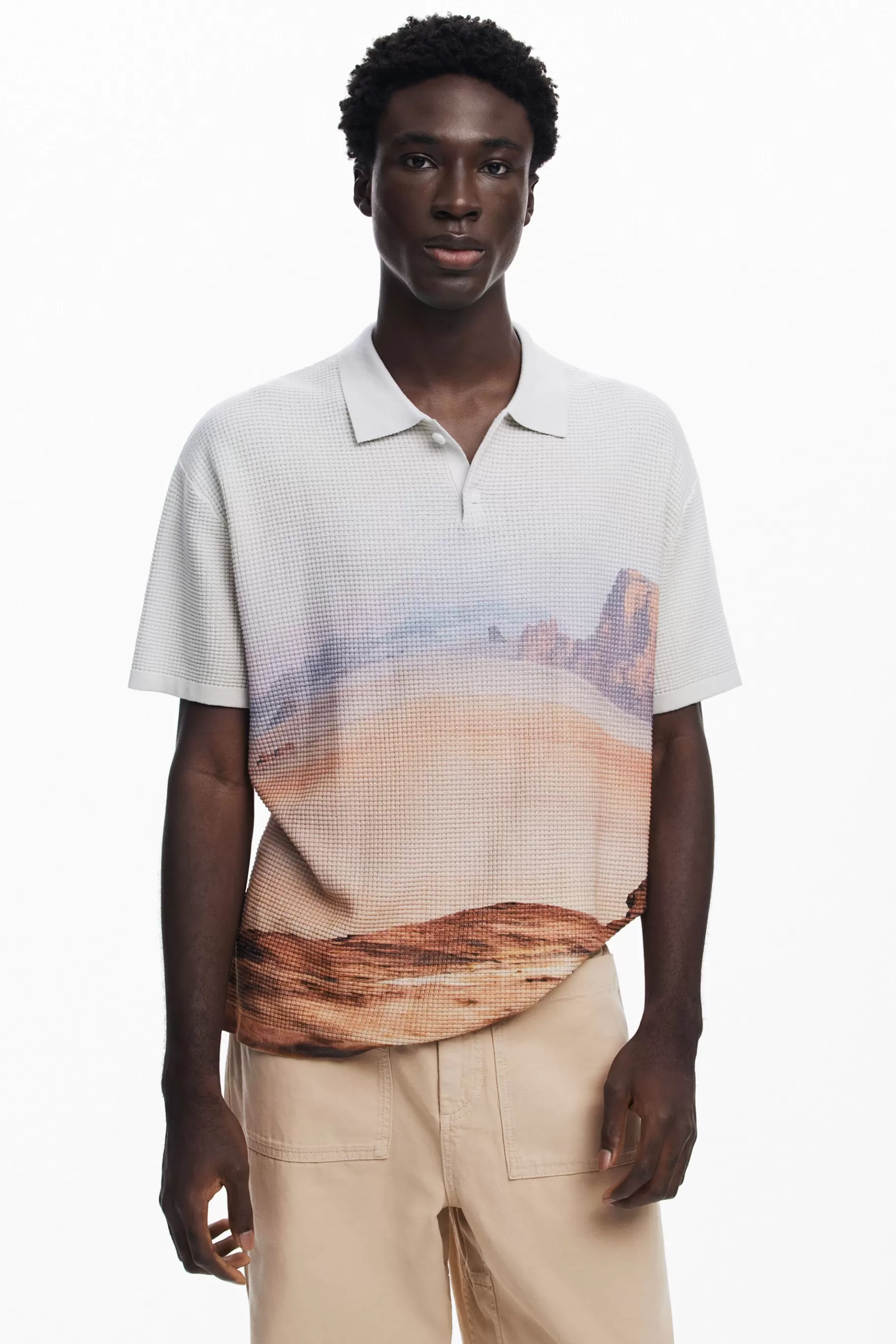 Desigual Camiseta paisaje*Hombre Camisetas