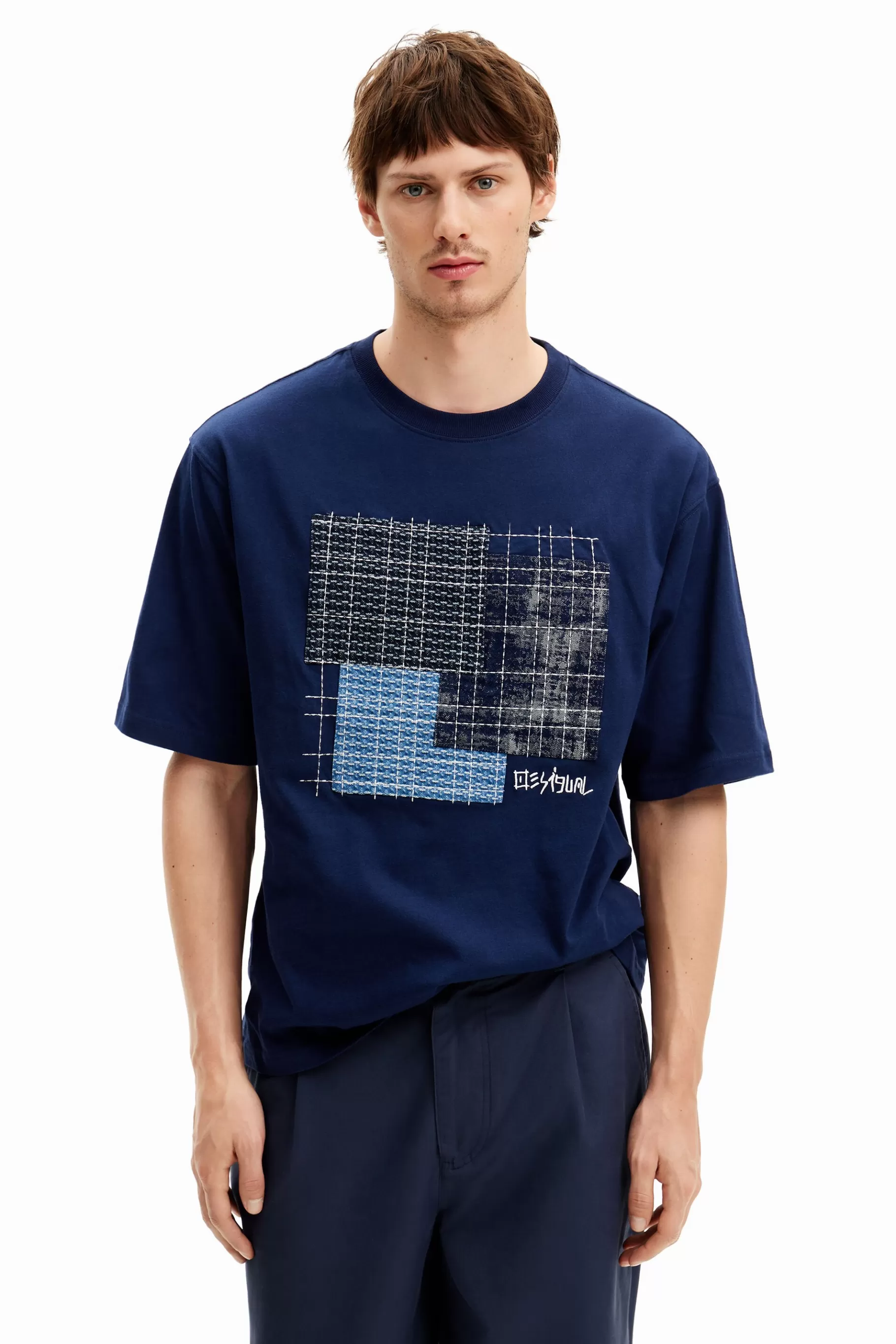 Desigual Camiseta patch central*Hombre Camisetas