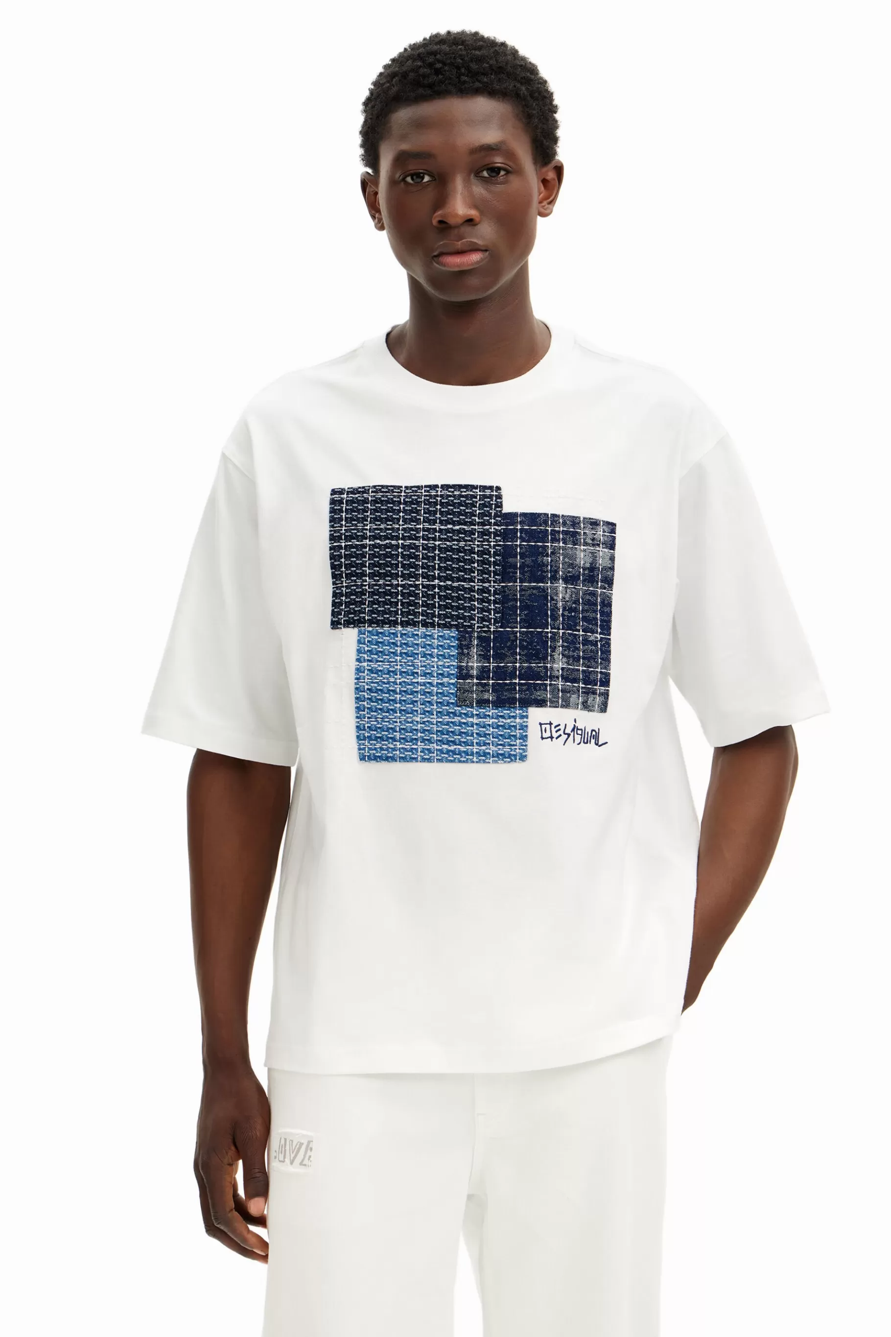Desigual Camiseta patch central*Hombre Camisetas