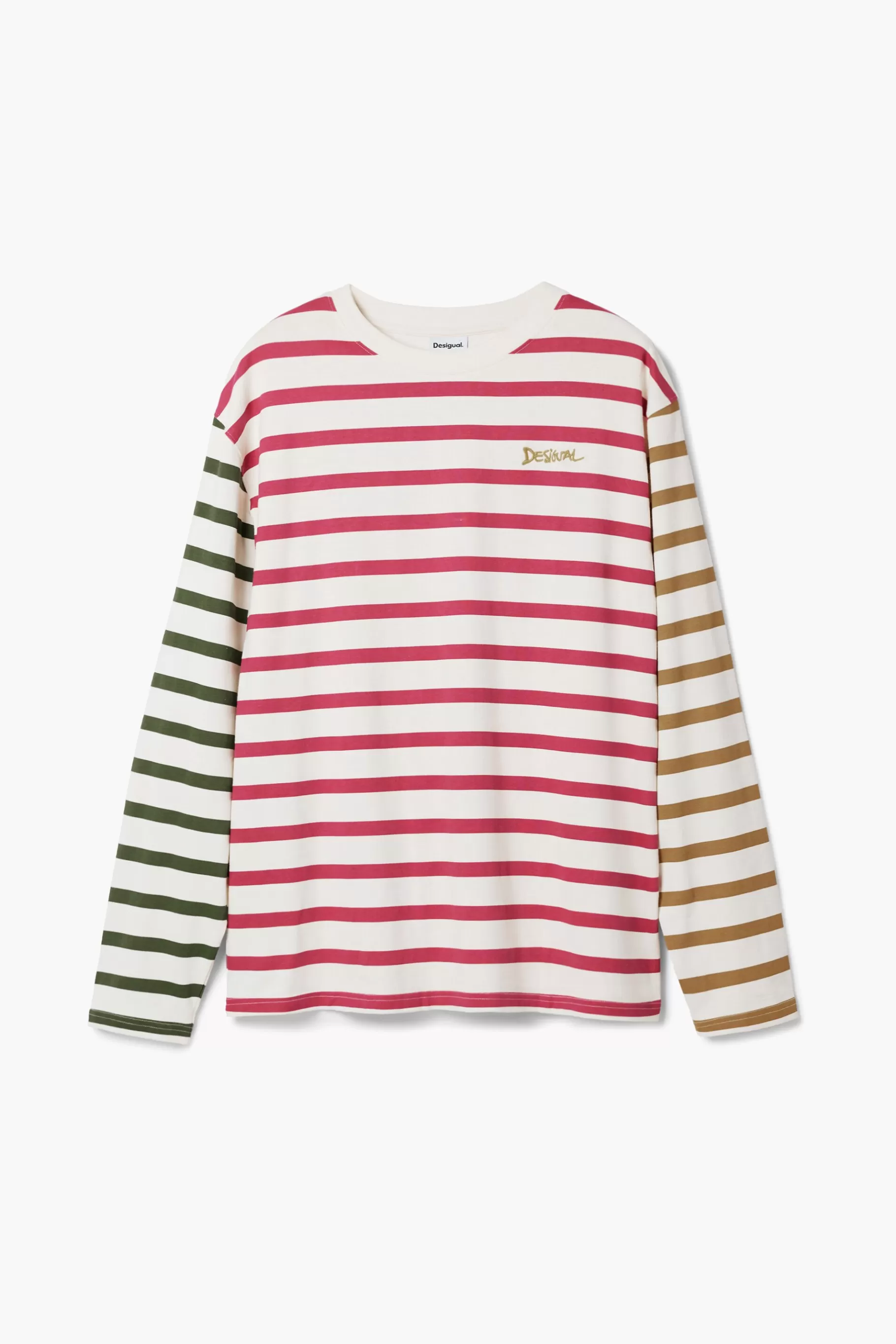 Desigual Camiseta rayas multicolor*Hombre Camisetas