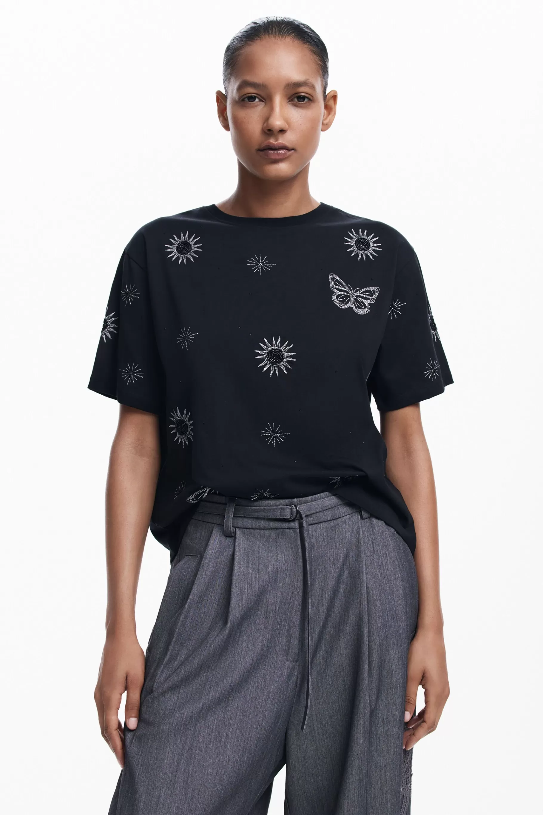 Desigual Camiseta tarot*Mujer Camisas Y Blusas | Camisetas