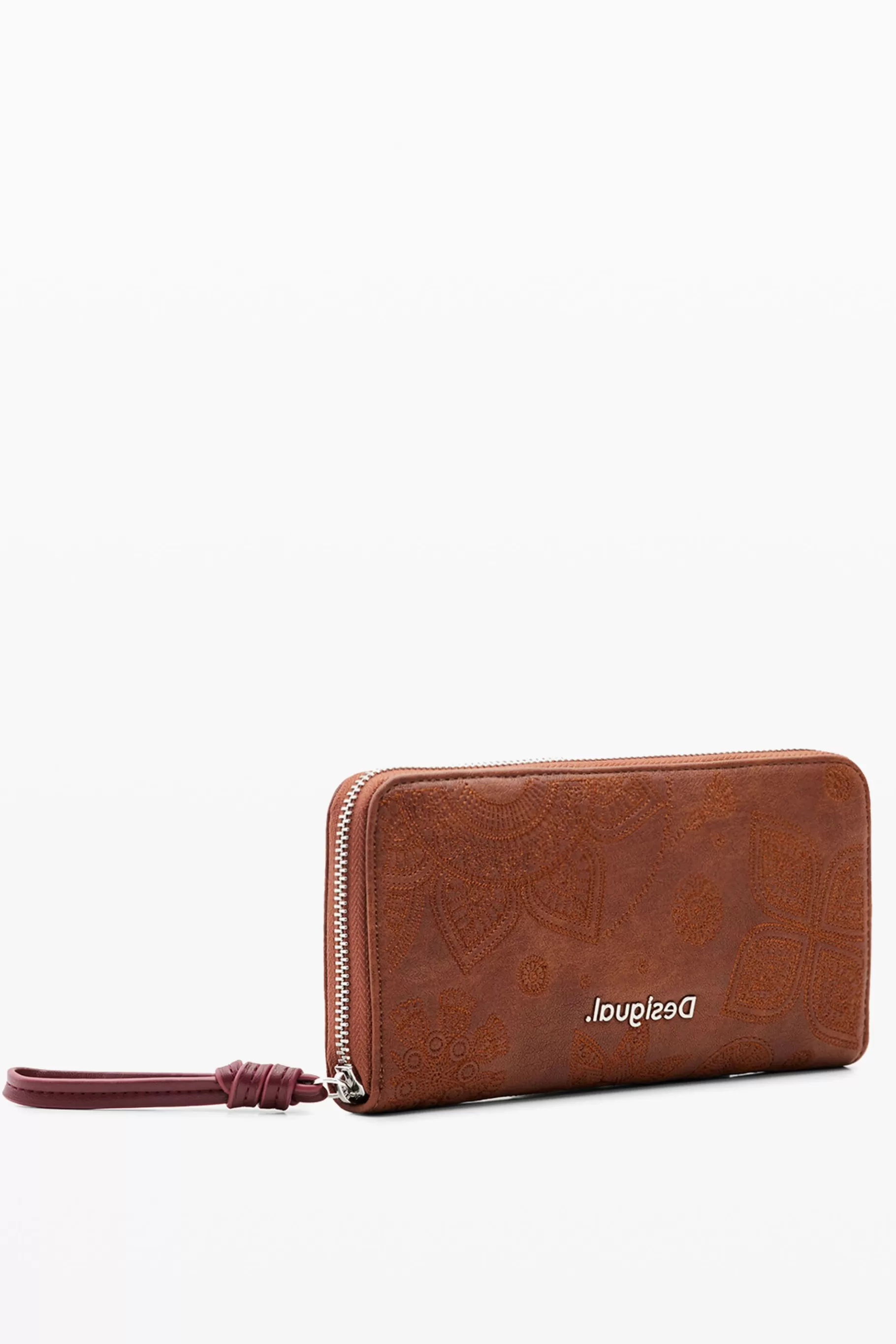 Desigual Cartera grande bordado flores*Mujer Monederos | Monederos