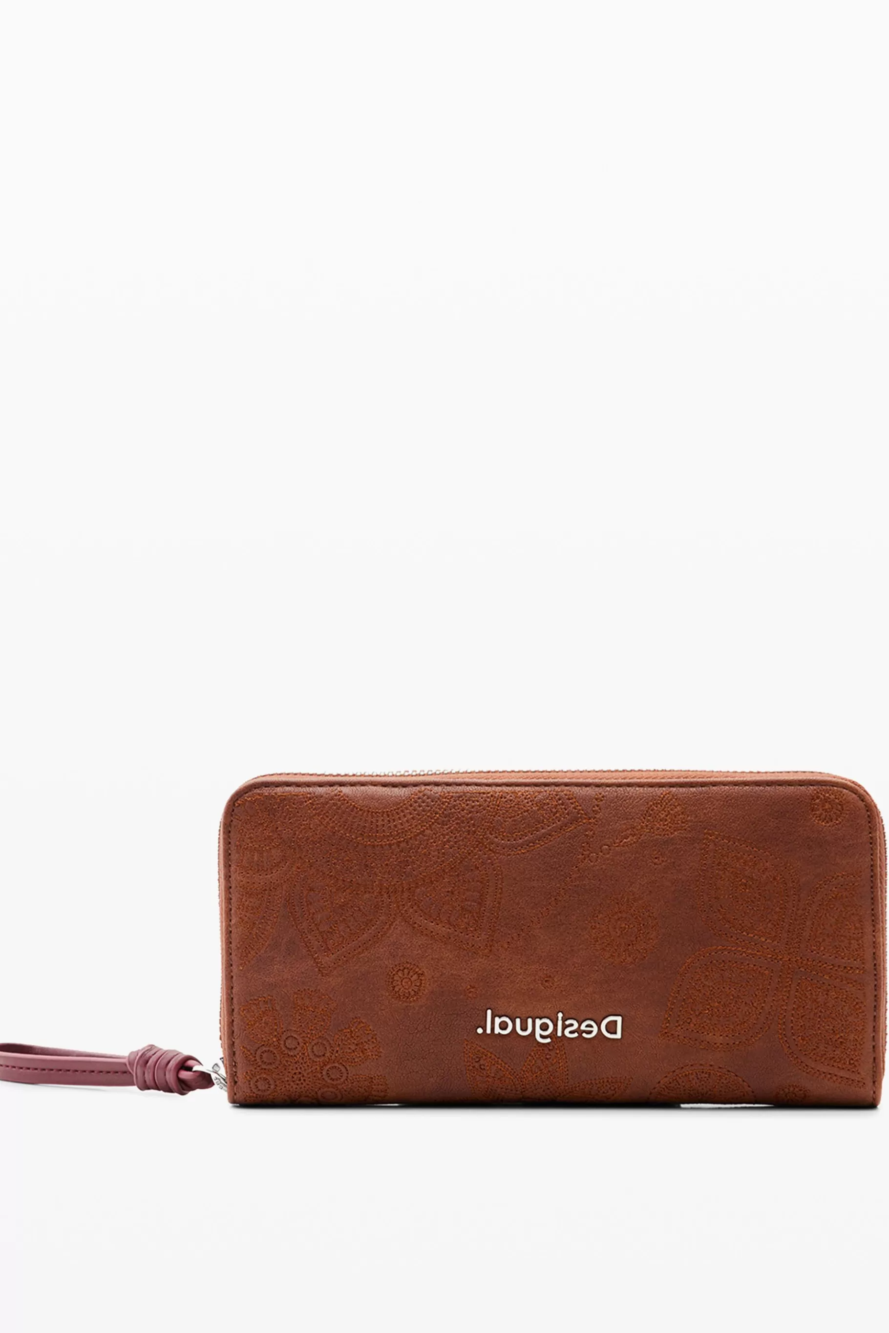 Desigual Cartera grande bordado flores*Mujer Monederos | Monederos