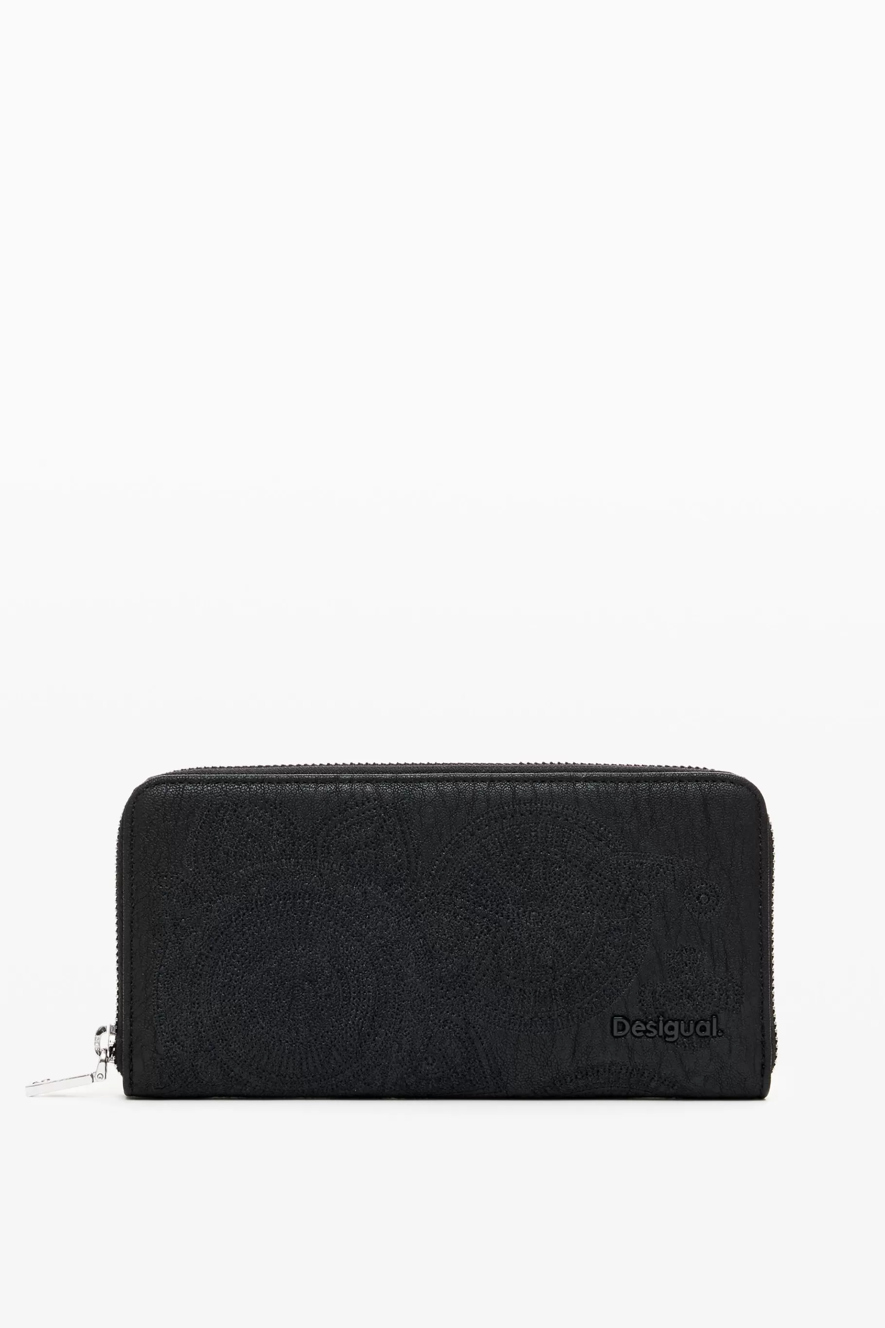 Desigual Cartera grande bordado flores*Mujer Monederos | Monederos