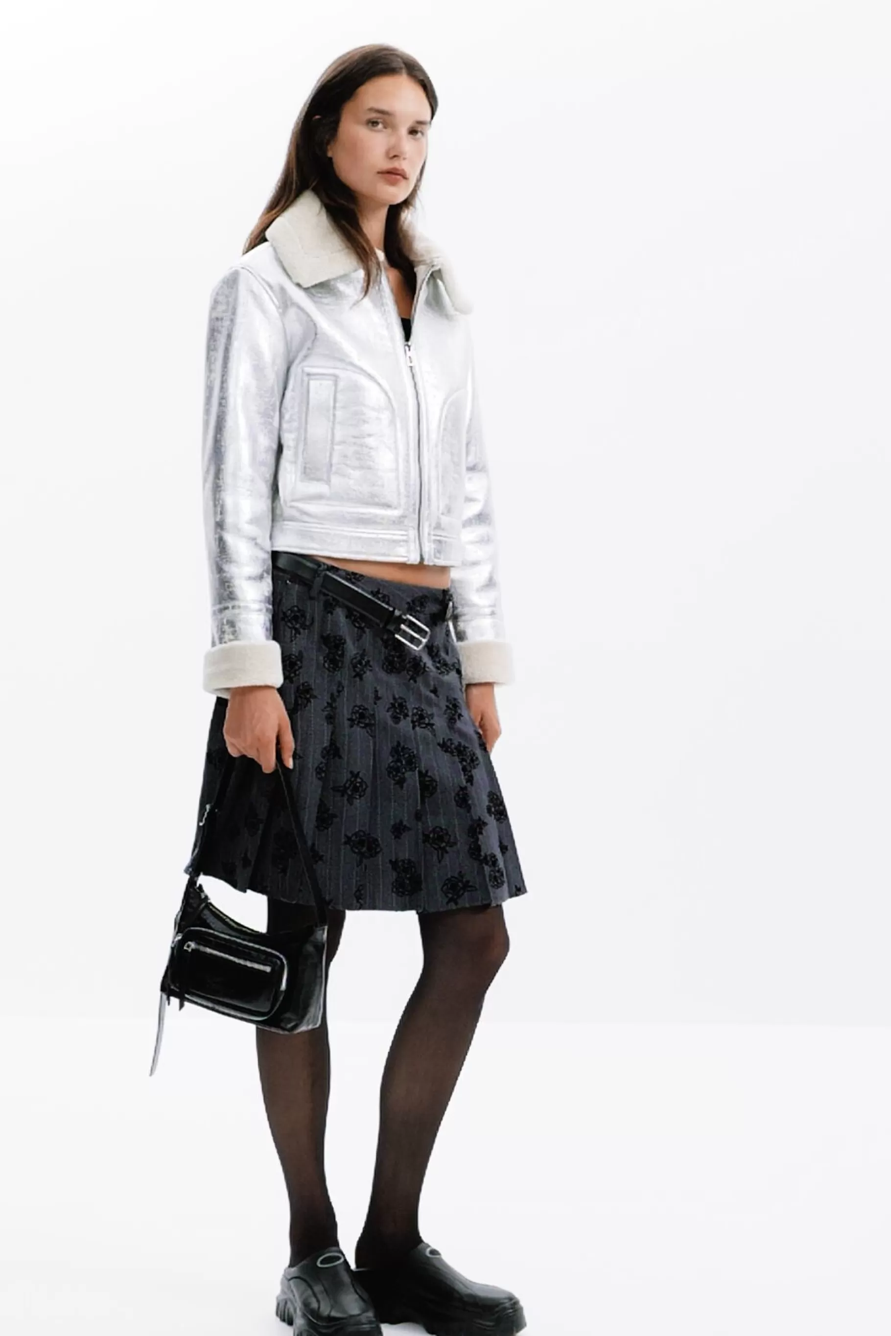 Desigual Cazadora metalizada*Mujer Abrigos Y Chaquetas