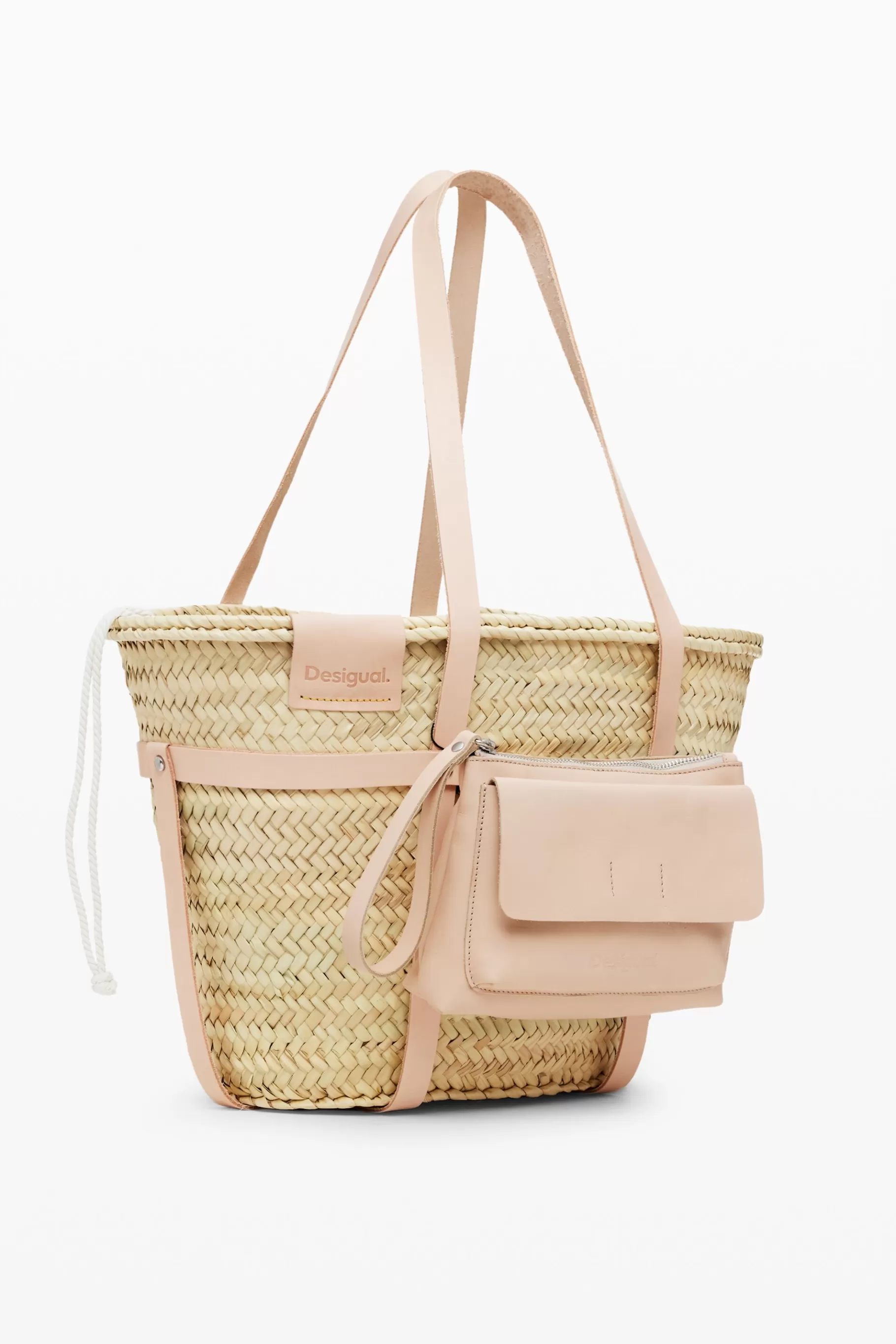Desigual Cesta de mimbre L  piel*Mujer Bolsos | Bolsos Shopper