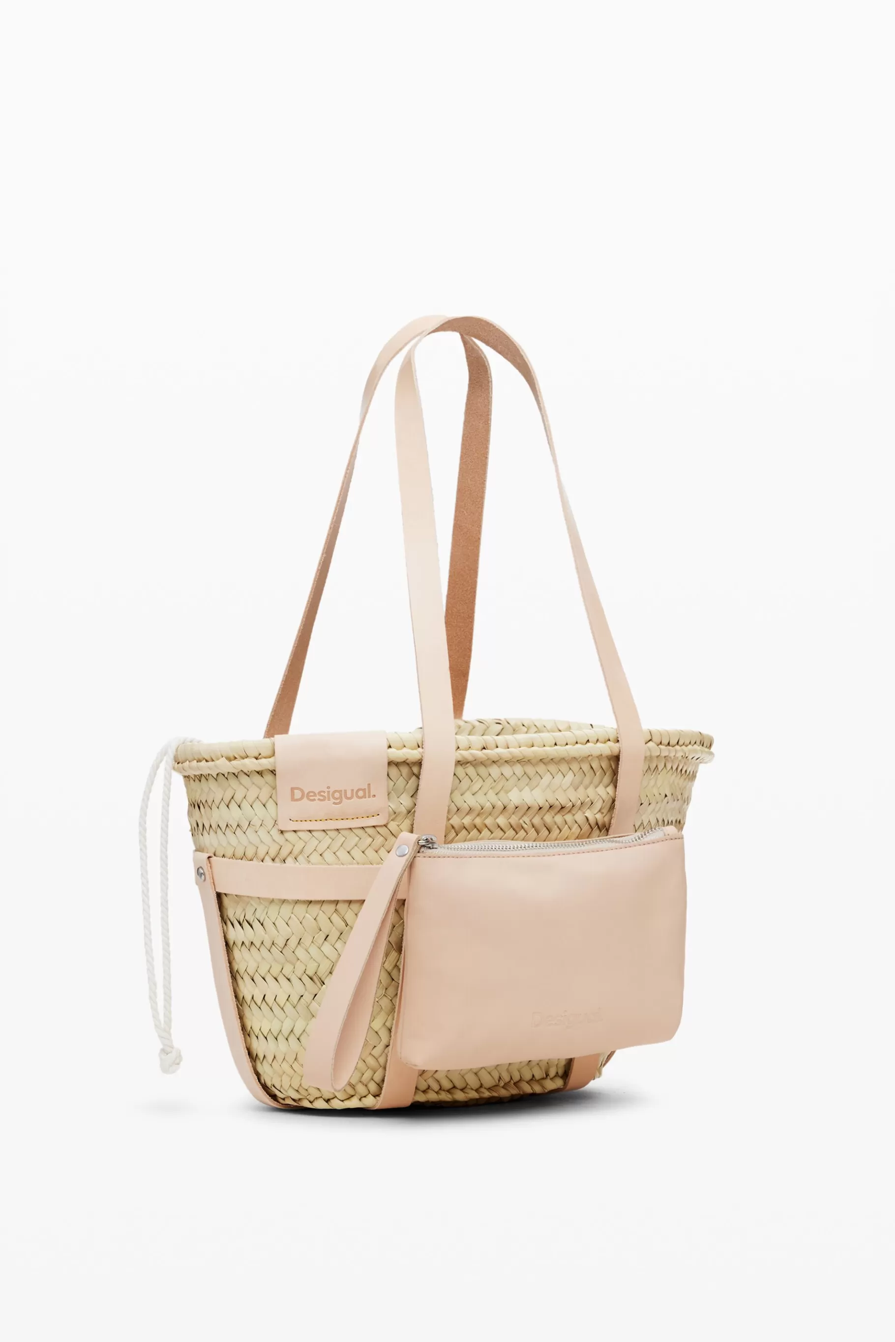 Desigual Cesta de mimbre S piel*Mujer Bolsos | Bolsos Shopper
