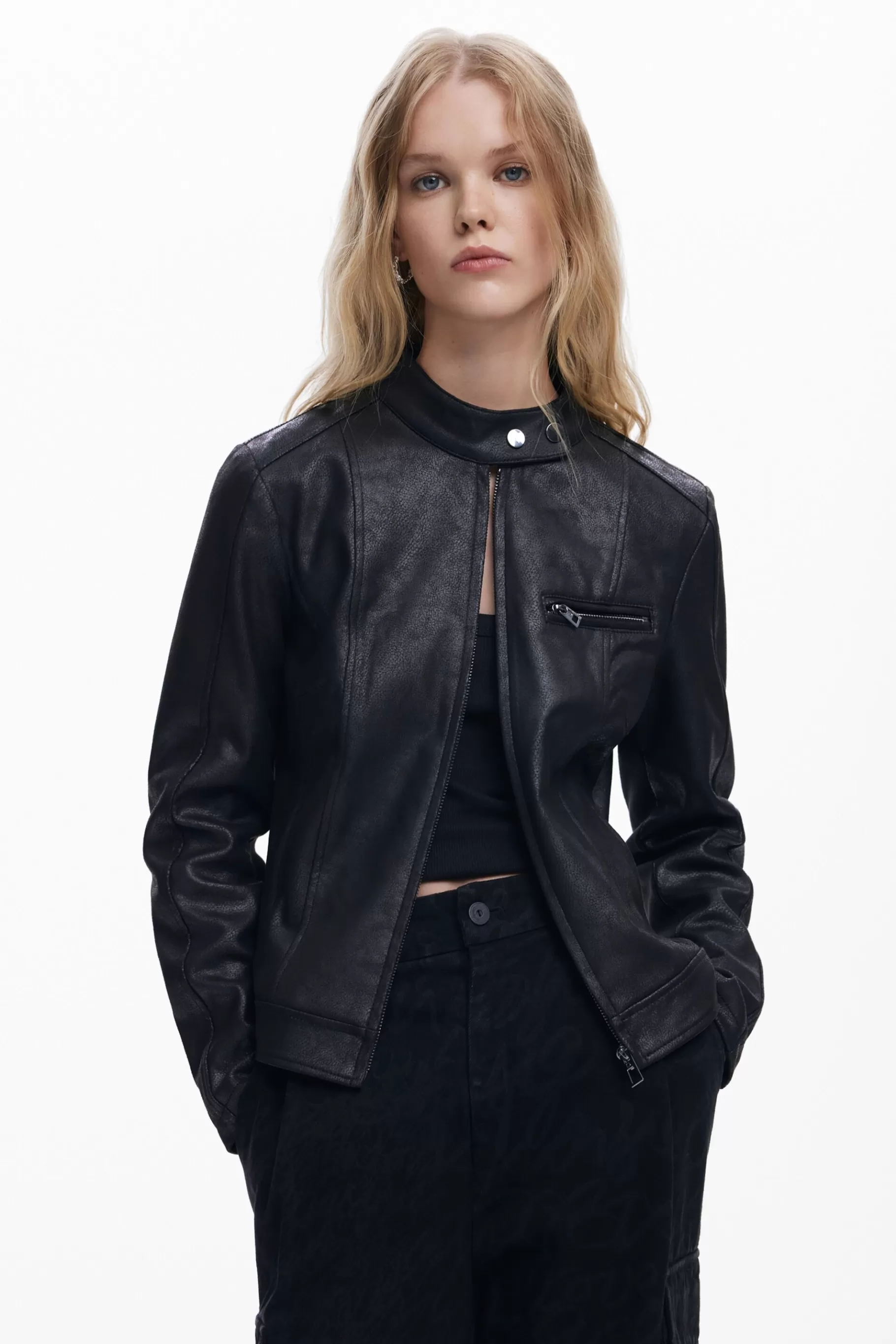 Desigual Chaqueta biker regular*Mujer Abrigos Y Chaquetas