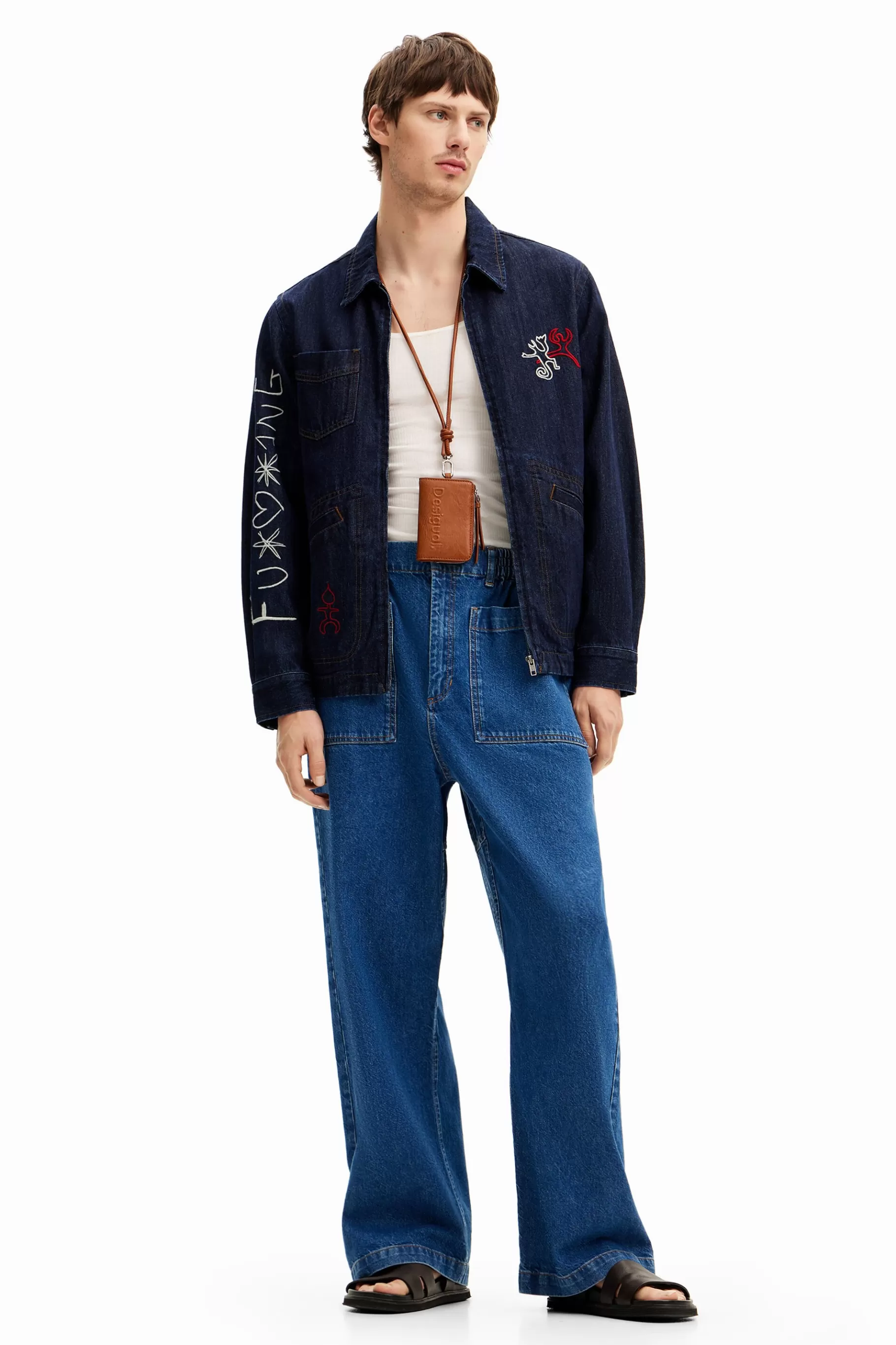 Desigual Chaqueta denim siluetas*Hombre Abrigos Y Chaquetas