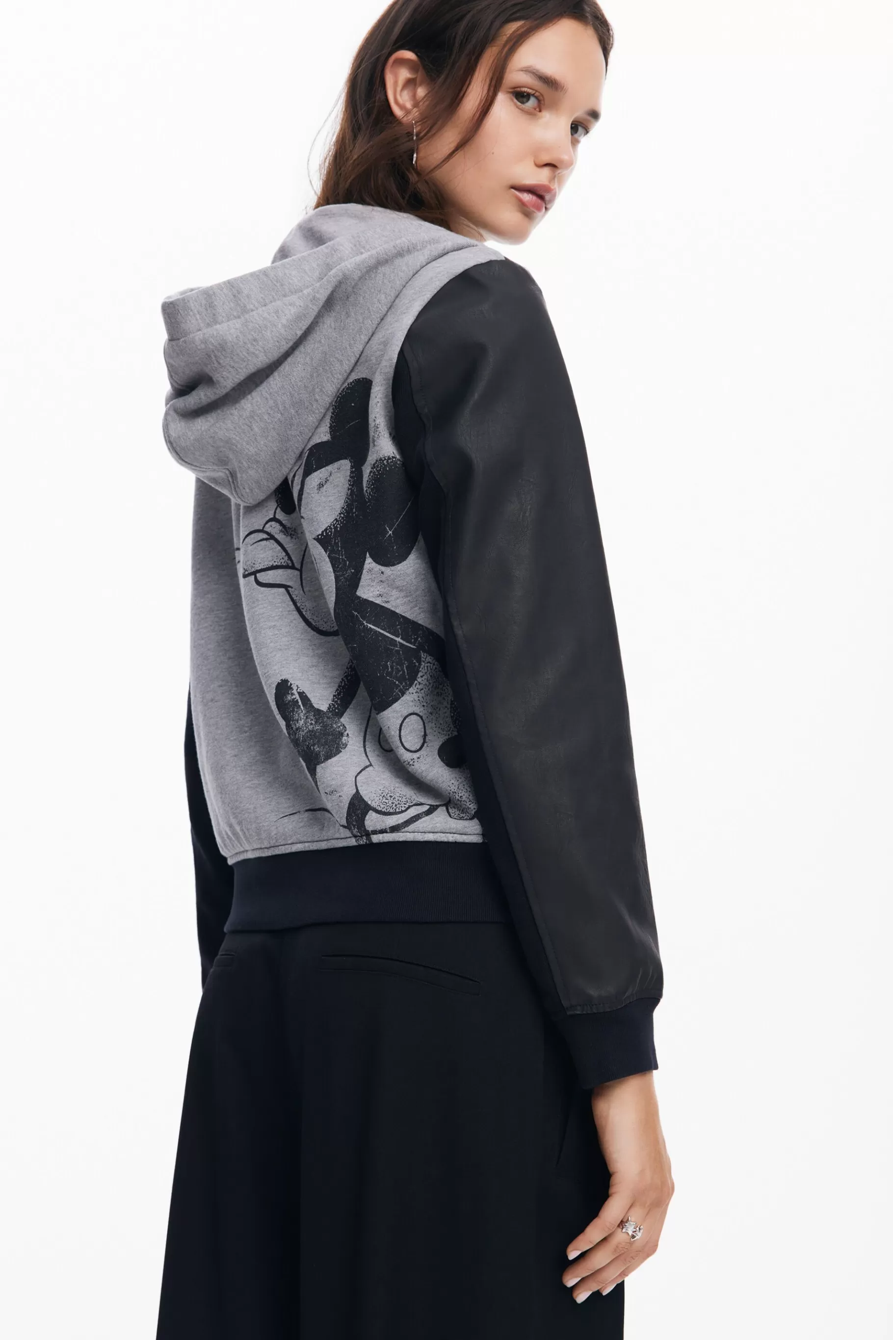 Desigual Chaqueta Mickey Mouse*Mujer Abrigos Y Chaquetas
