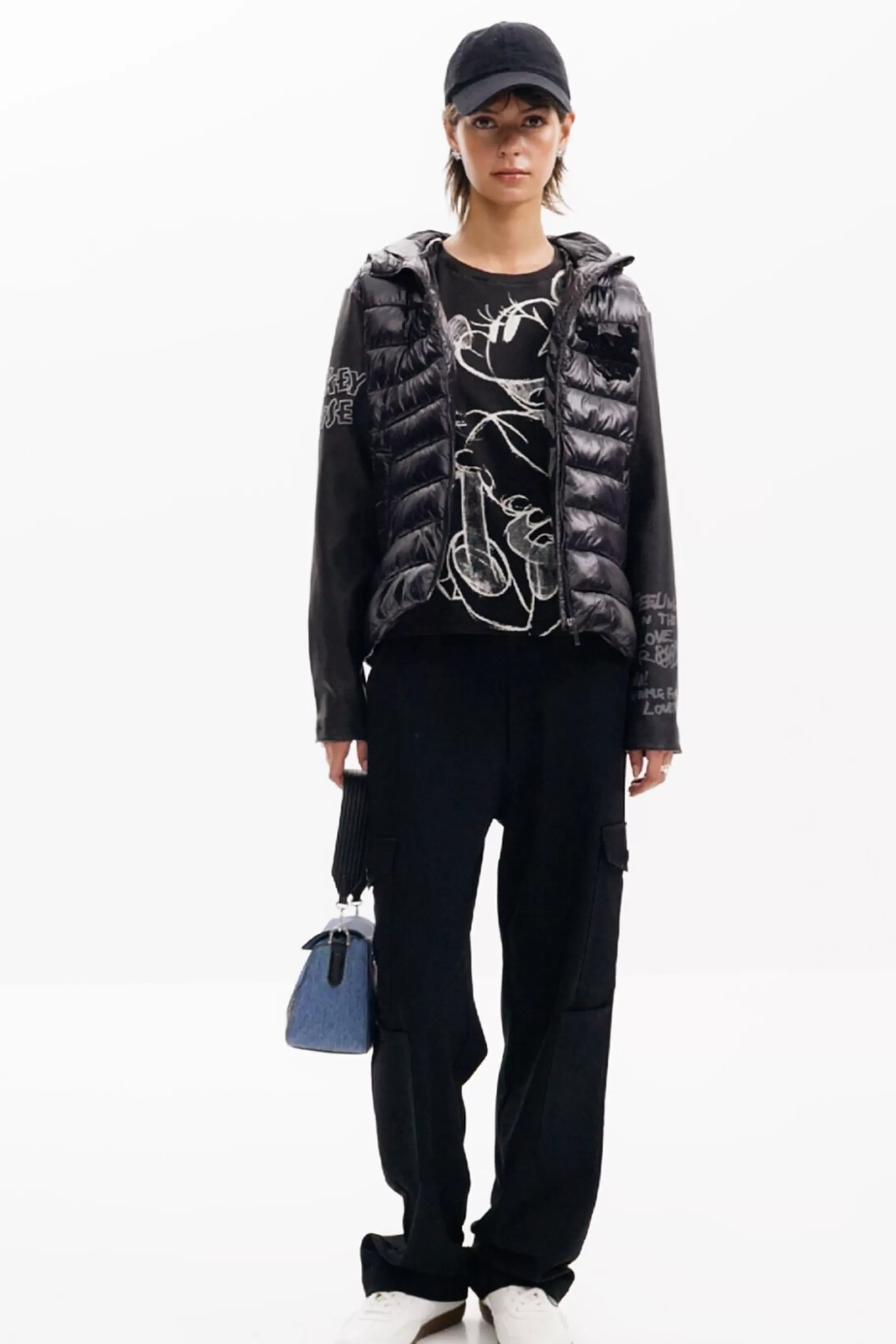 Desigual Chaqueta Mickey Mouse*Mujer Abrigos Y Chaquetas