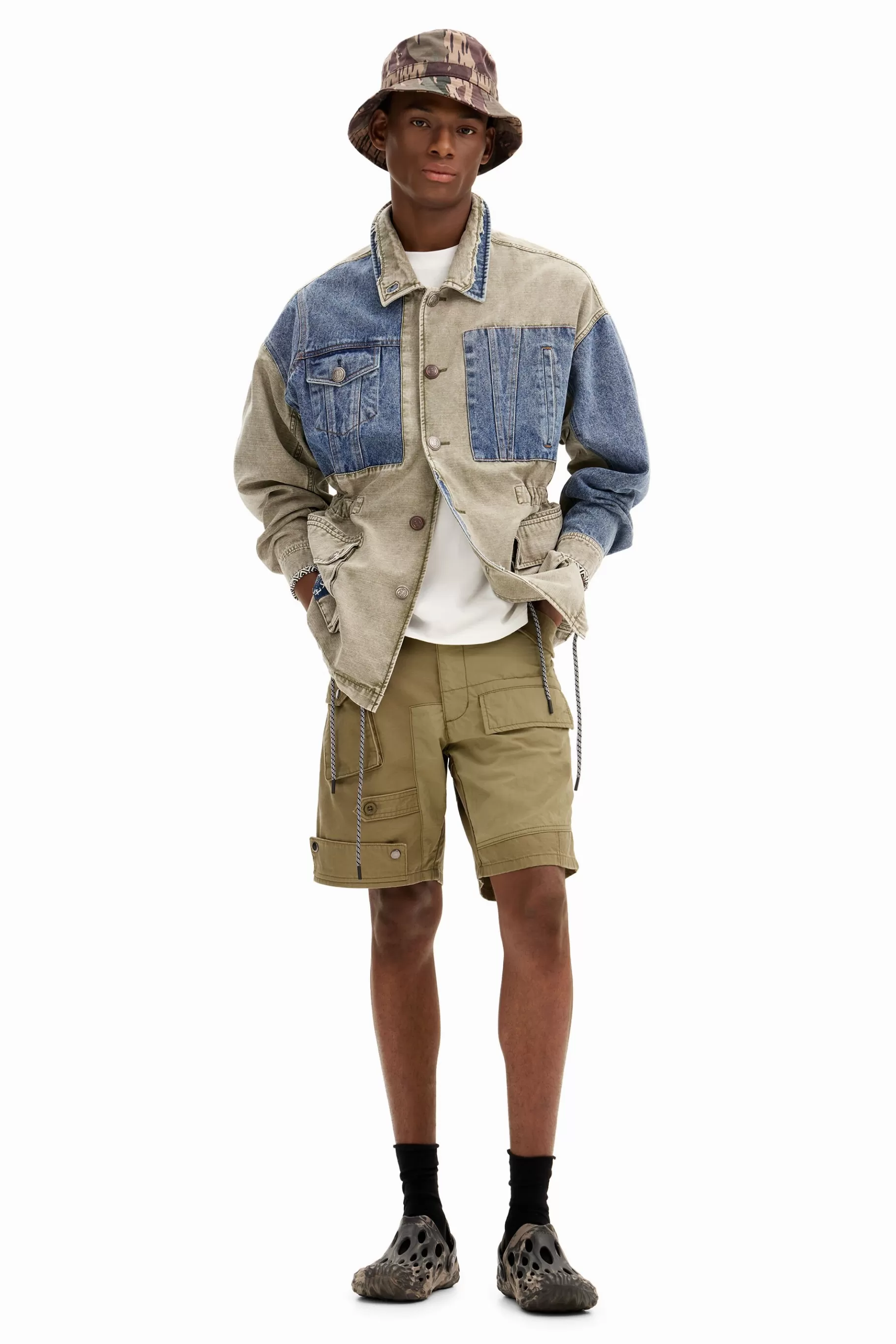Desigual Chaqueta parka híbrida*Hombre Abrigos Y Chaquetas