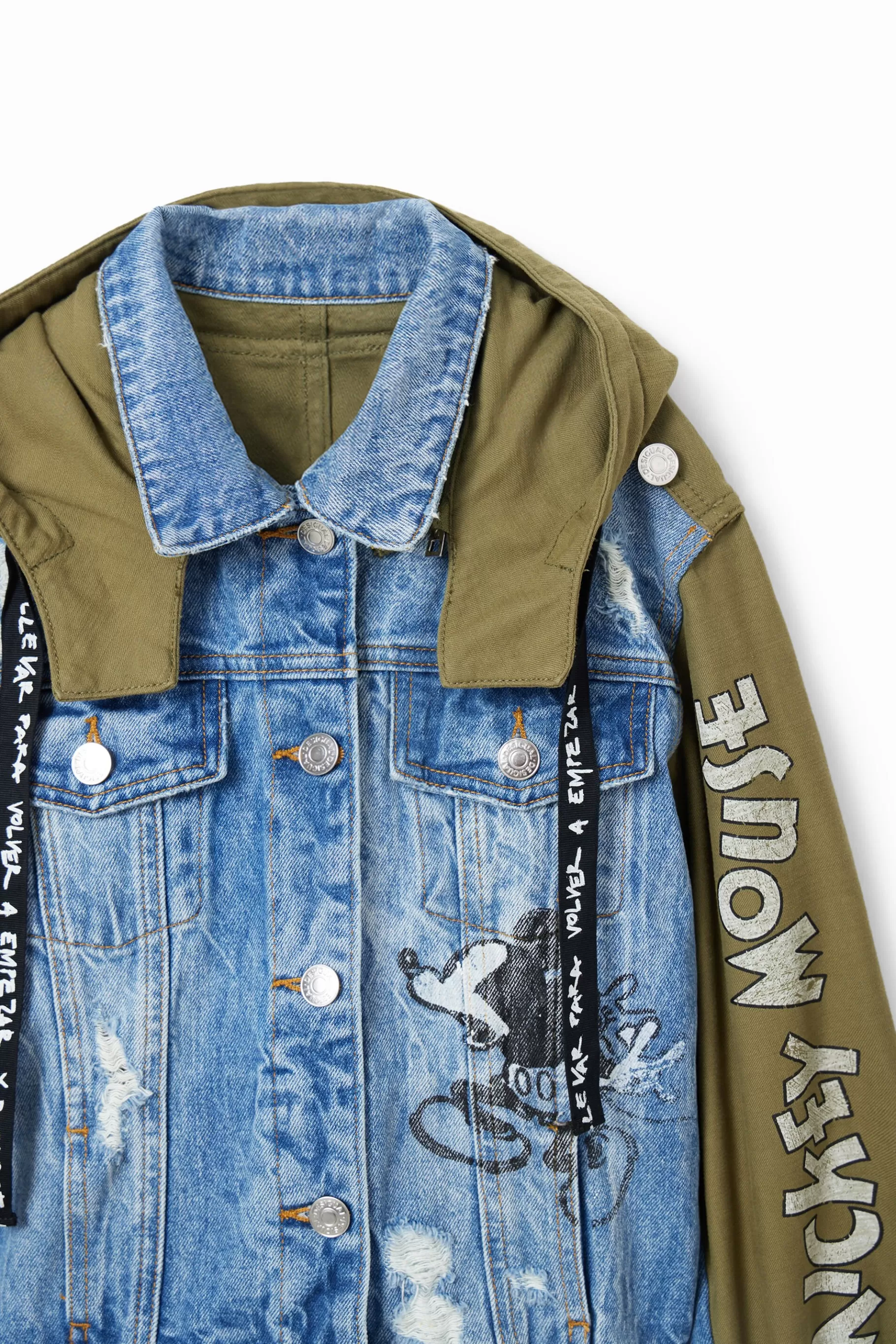 Desigual Chaqueta parka Mickey Mouse* Abrigos Y Chaquetas