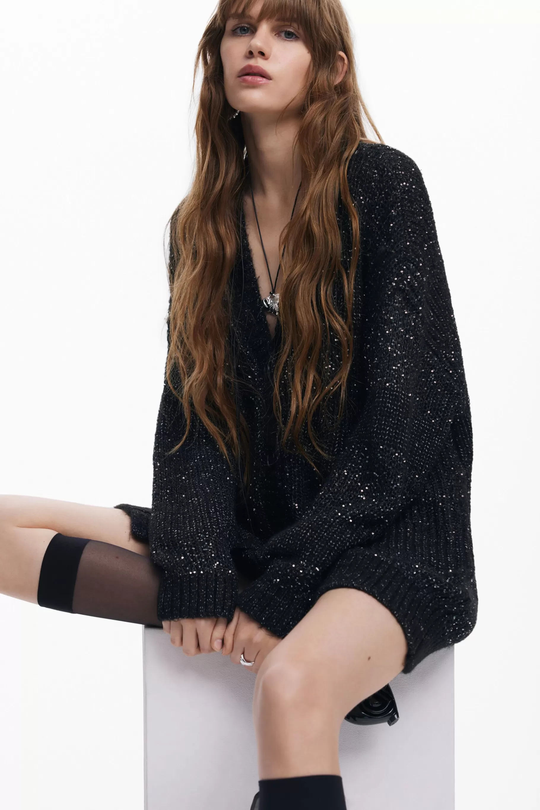 Desigual Chaqueta punto cuello en V*Mujer Ropa De Punto | Jerséis