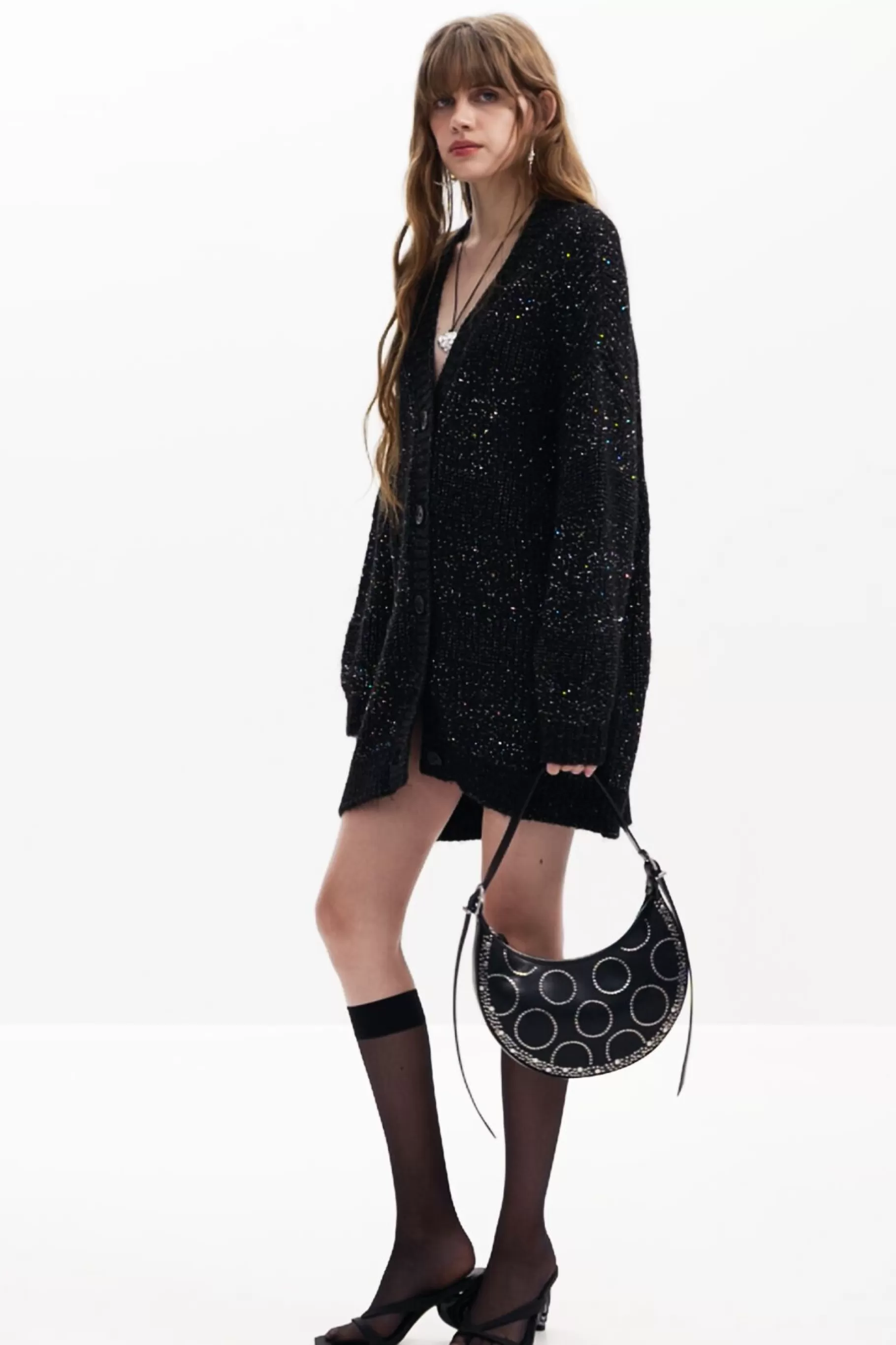 Desigual Chaqueta punto cuello en V*Mujer Ropa De Punto | Jerséis