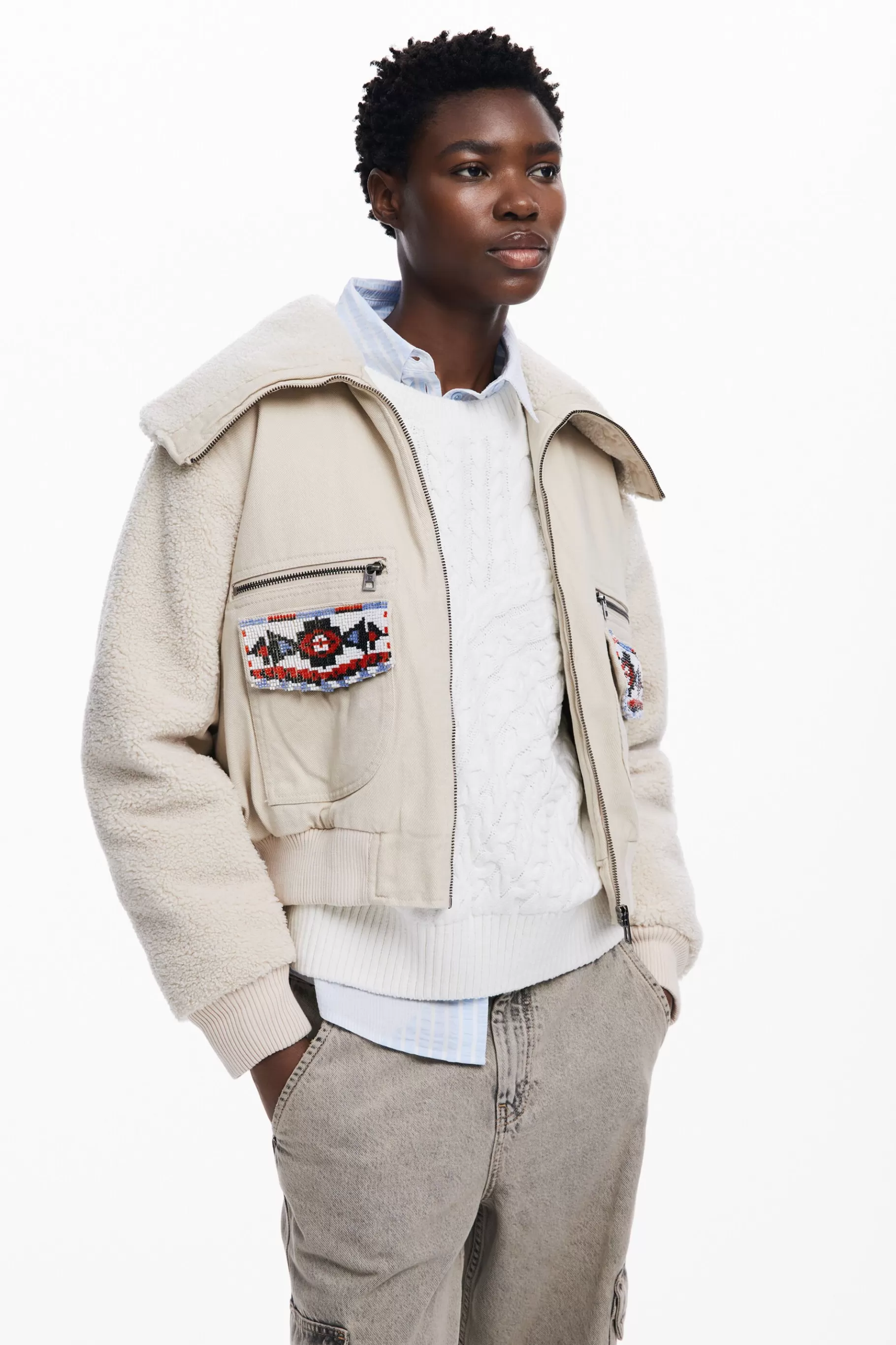 Desigual Chaqueta trucker*Mujer Abrigos Y Chaquetas