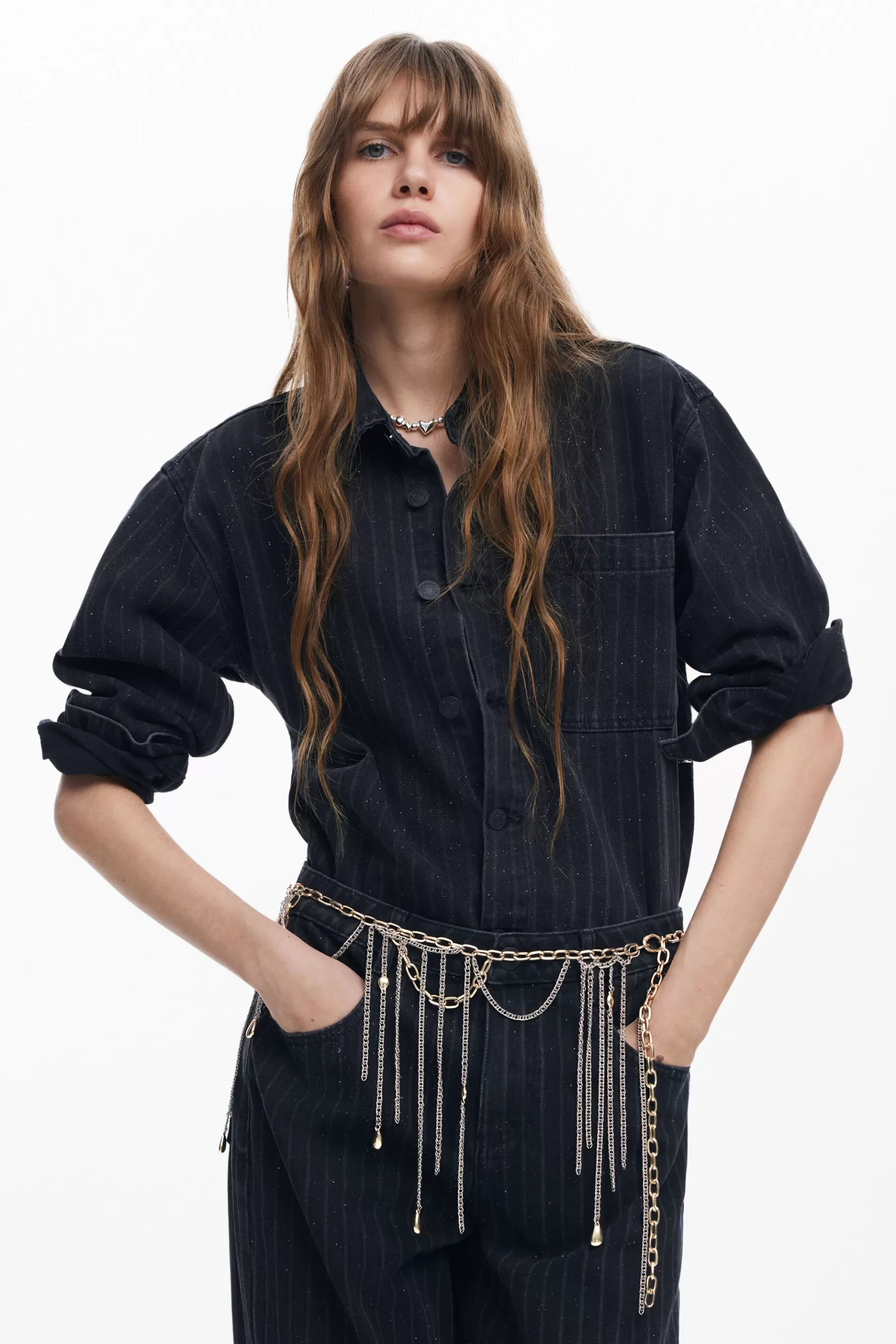 Desigual Chaqueta trucker denim*Mujer Abrigos Y Chaquetas