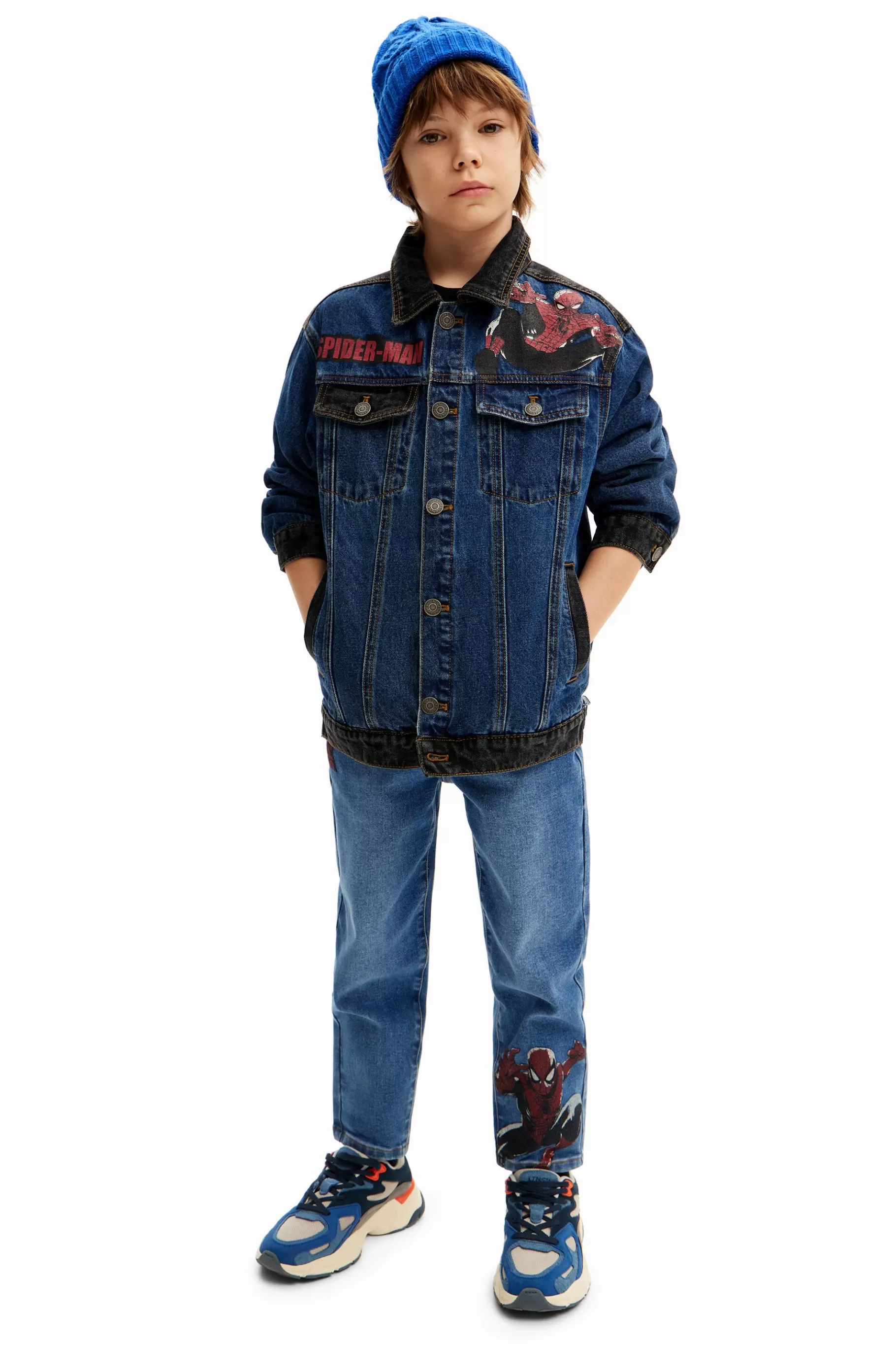 Desigual Chaqueta vaquera trucker Spiderman* Abrigos Y Chaquetas