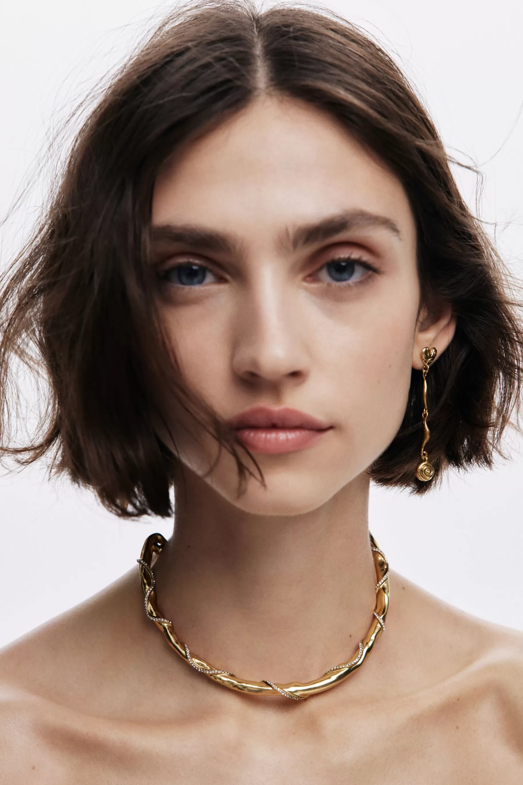 Desigual Collar rigido baño oro Zalio*Mujer Joyería