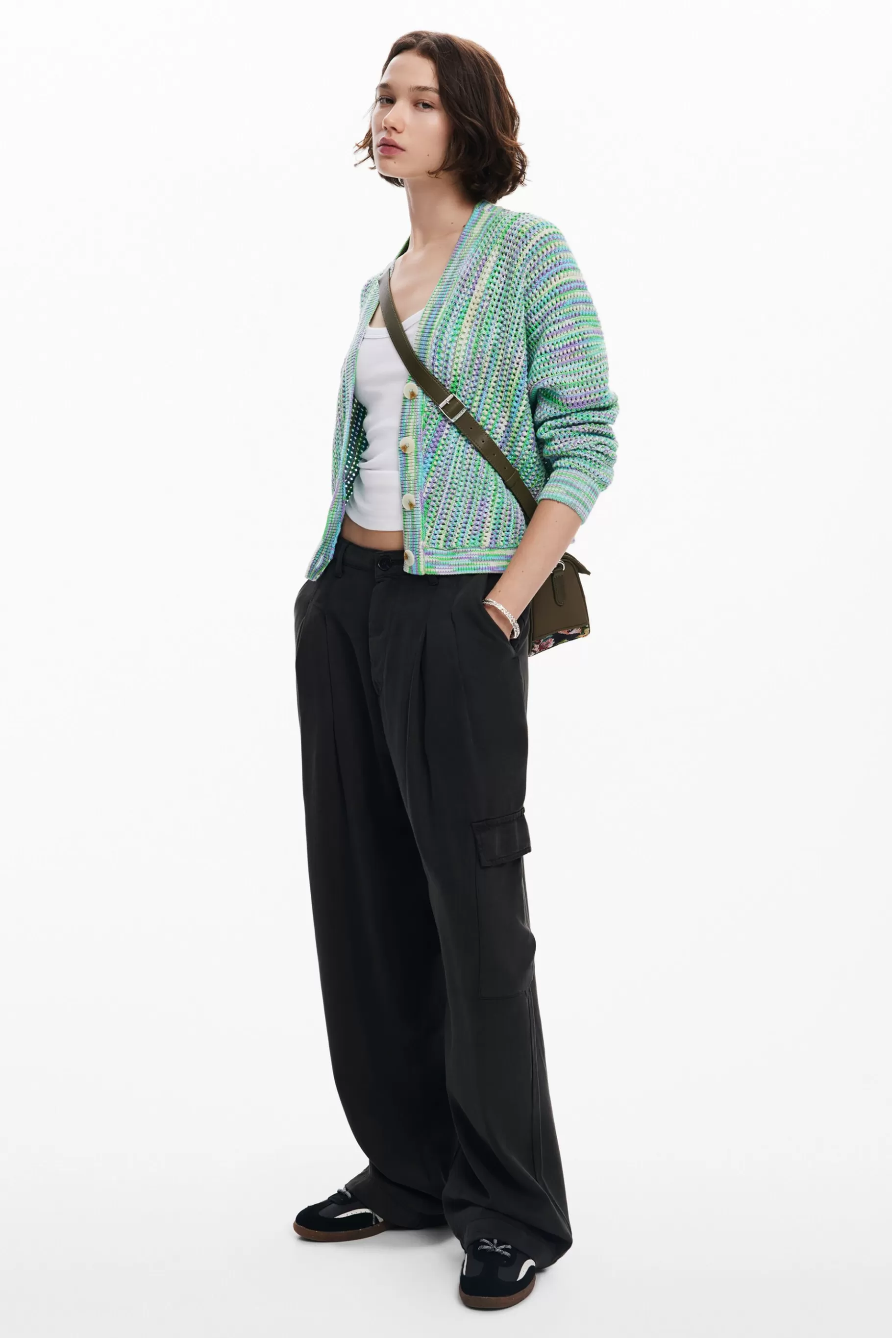 Desigual Cárdigan estampado multicolor*Mujer Ropa De Punto | Jerséis