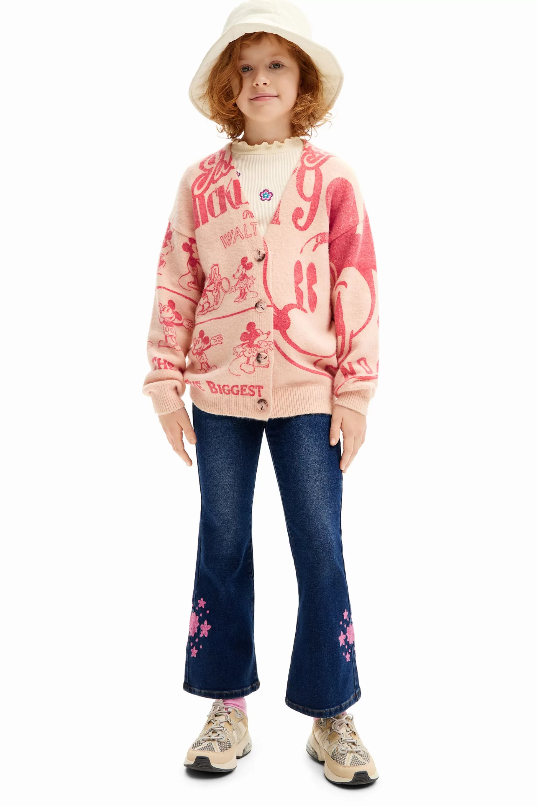 Desigual Cárdigan Mickey Mouse* Jerséis Y Sudaderas