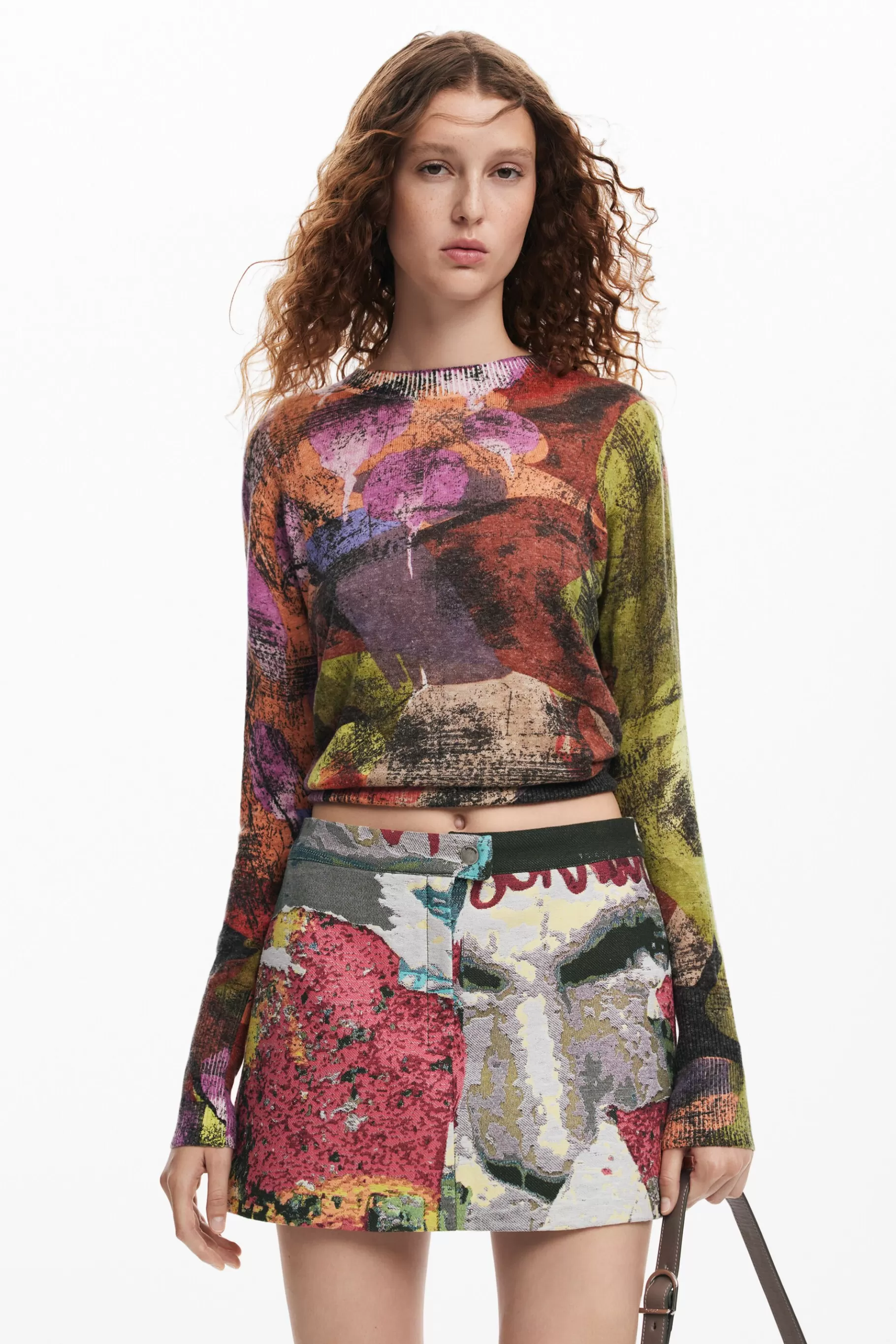 Desigual Falda corta flores M. Christian Lacroix*Mujer Faldas Y Shorts