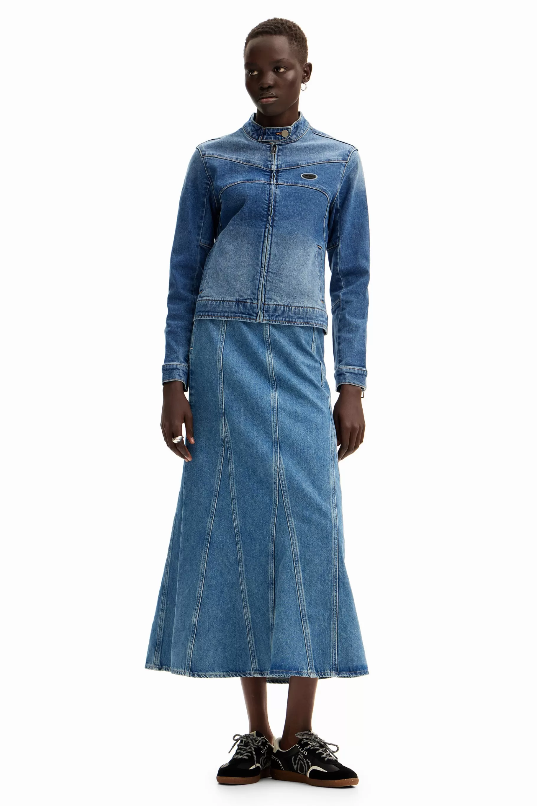 Desigual Falda larga denim*Mujer Faldas Y Shorts