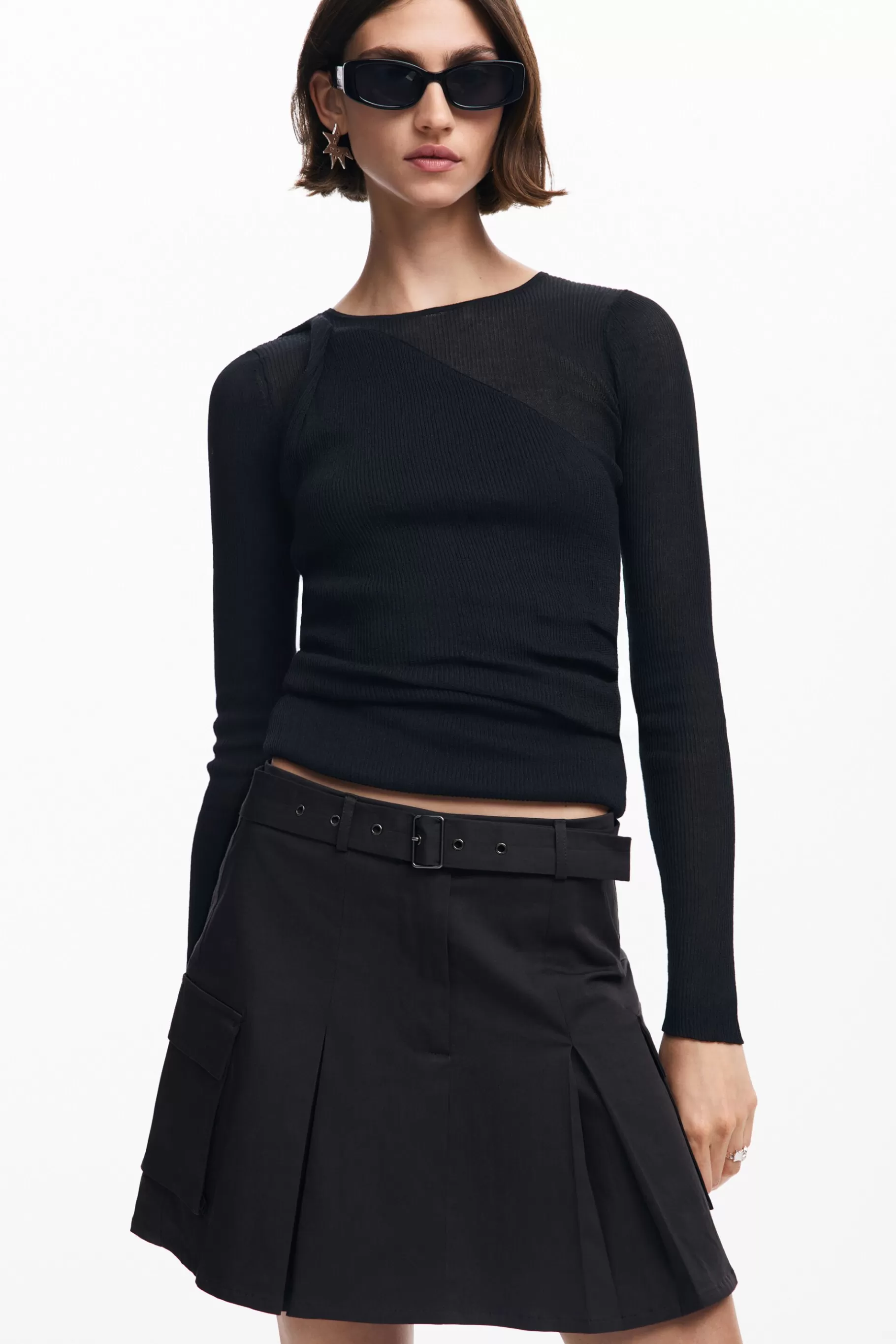 Desigual Falda tablas cinturón*Mujer Faldas Y Shorts