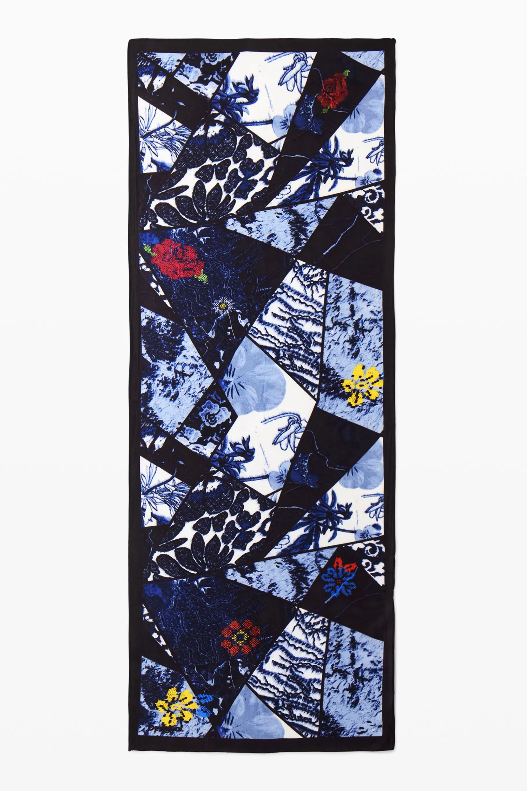 Desigual Foulard denim flores*Mujer Bufandas Y Pañuelos