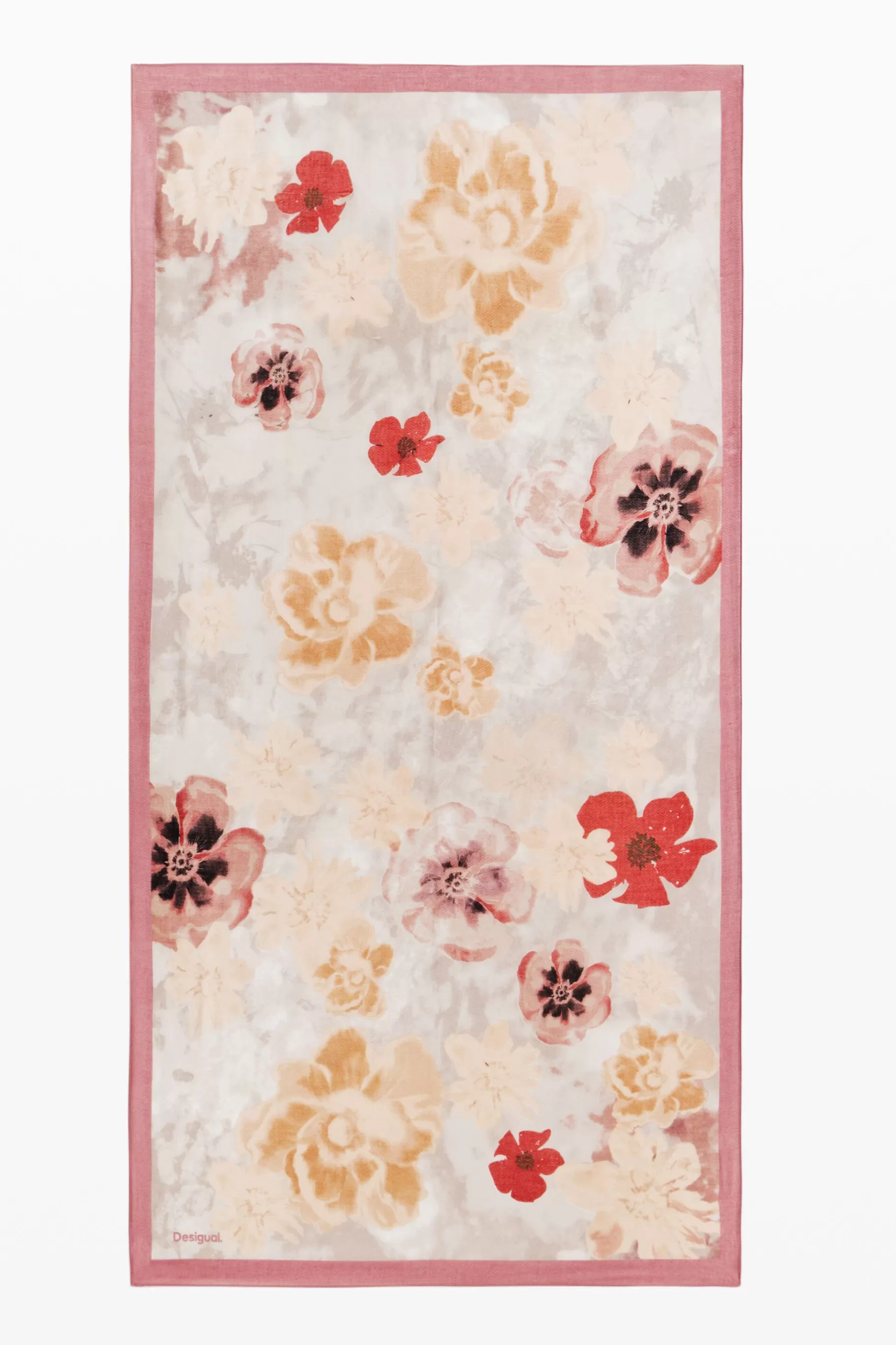 Desigual Foulard estampado flores*Mujer Bufandas Y Pañuelos