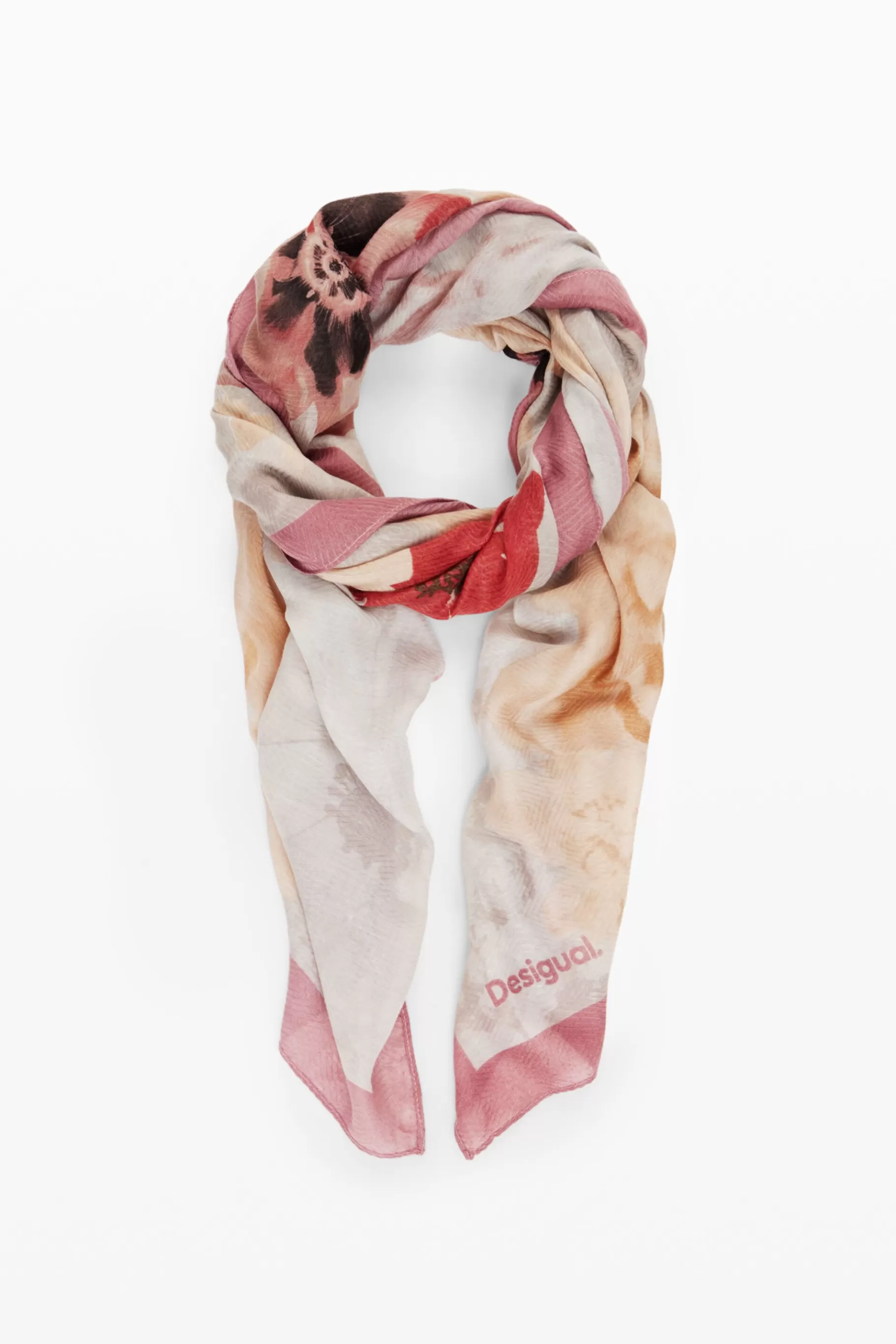 Desigual Foulard estampado flores*Mujer Bufandas Y Pañuelos