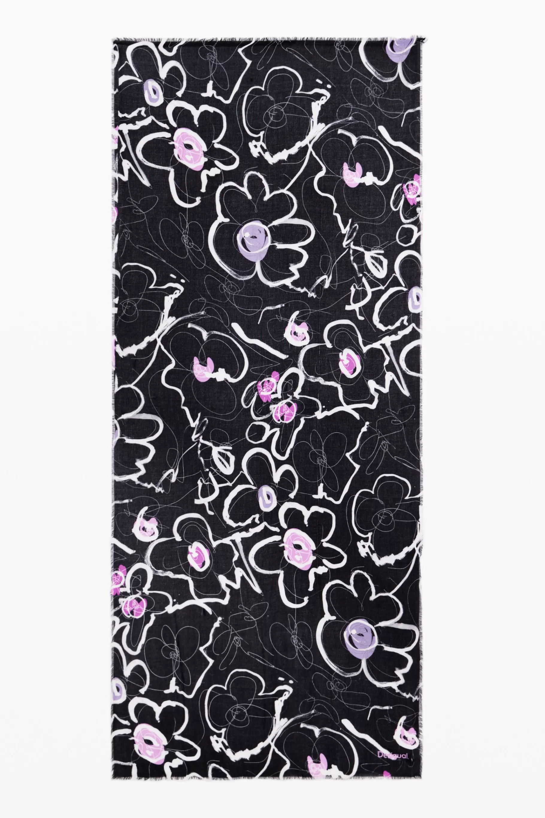 Desigual Foulard flores*Mujer Bufandas Y Pañuelos