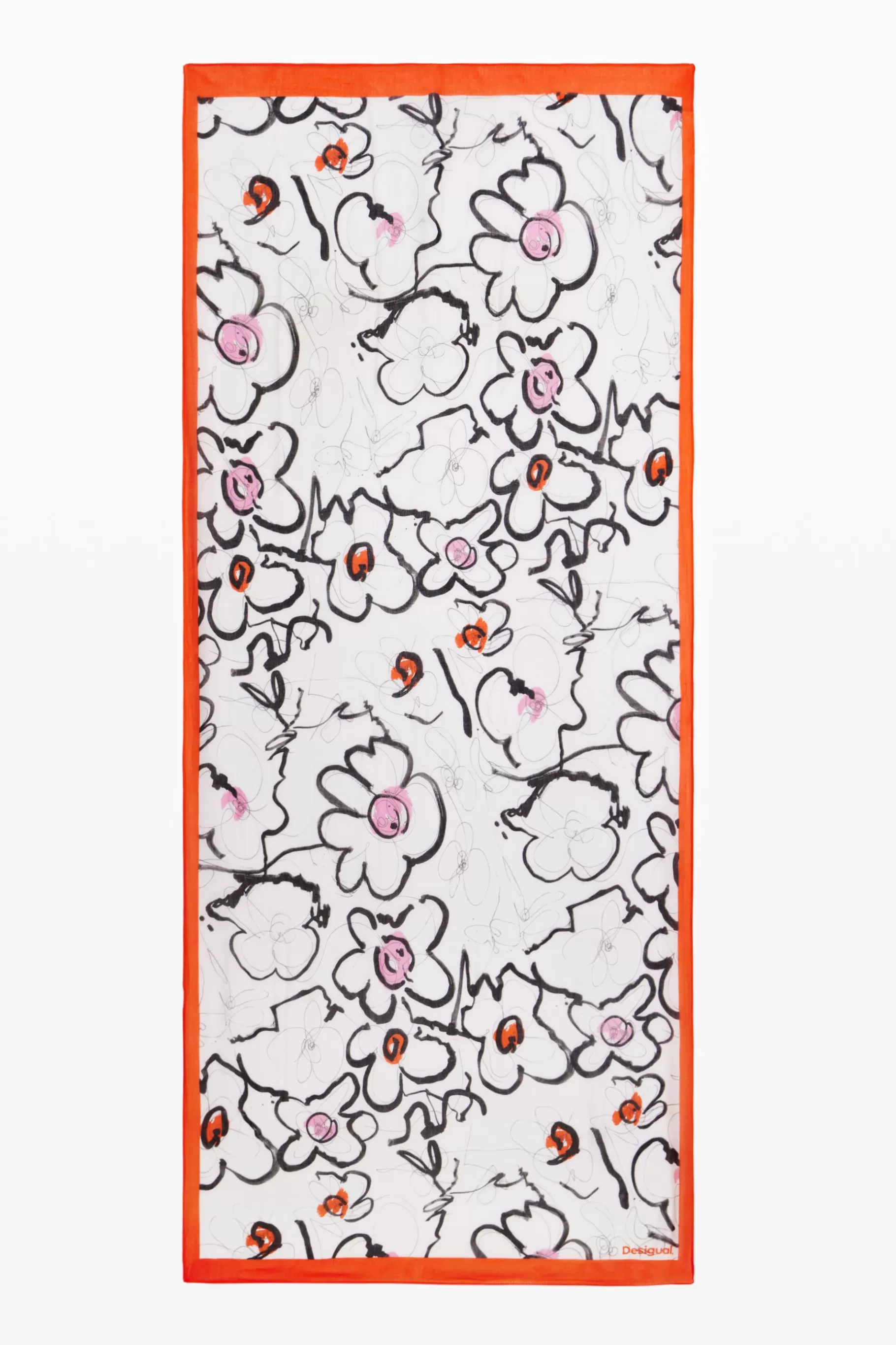 Desigual Foulard flores*Mujer Bufandas Y Pañuelos