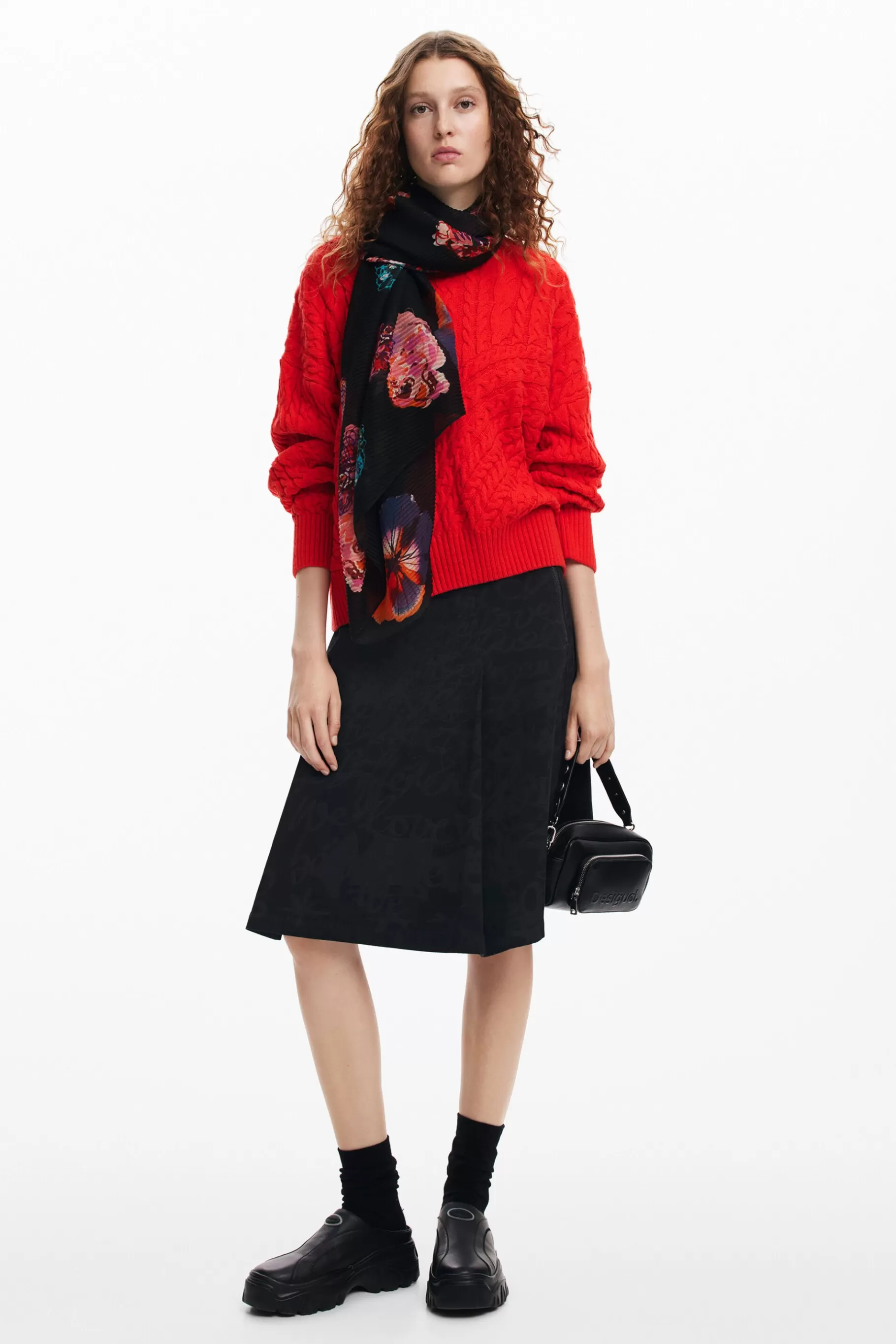 Desigual Foulard flores M. Christian Lacroix*Mujer Bufandas Y Pañuelos