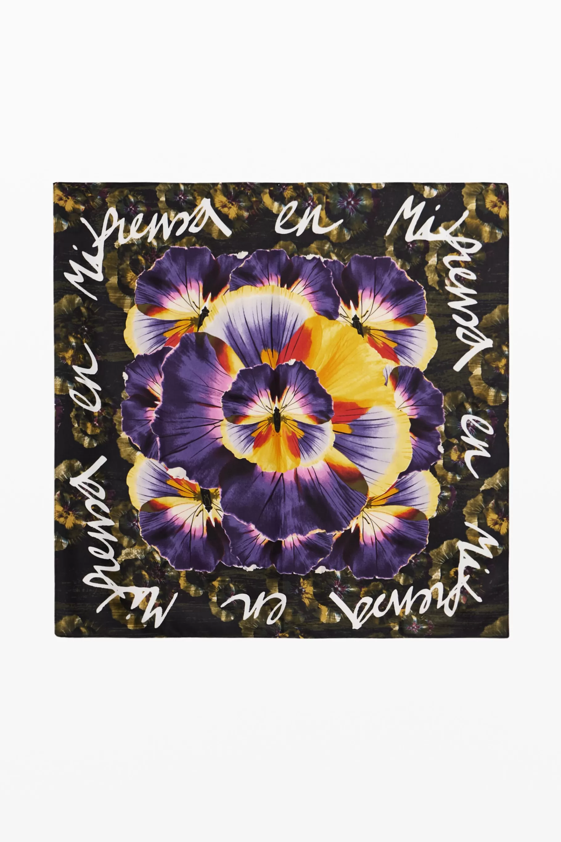 Desigual Foulard flores M. Christian Lacroix*Mujer Bufandas Y Pañuelos