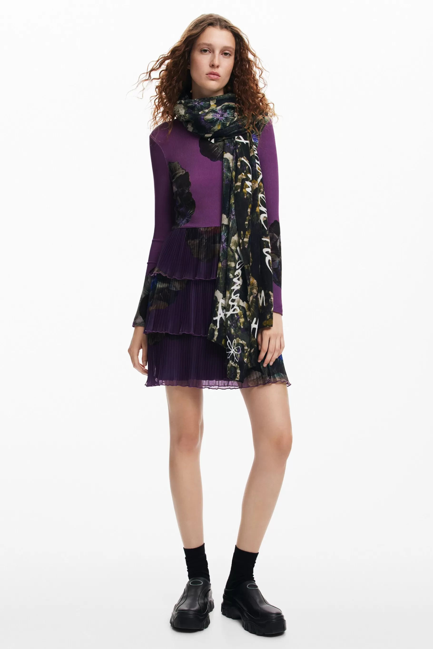 Desigual Foulard flores M. Christian Lacroix*Mujer Bufandas Y Pañuelos