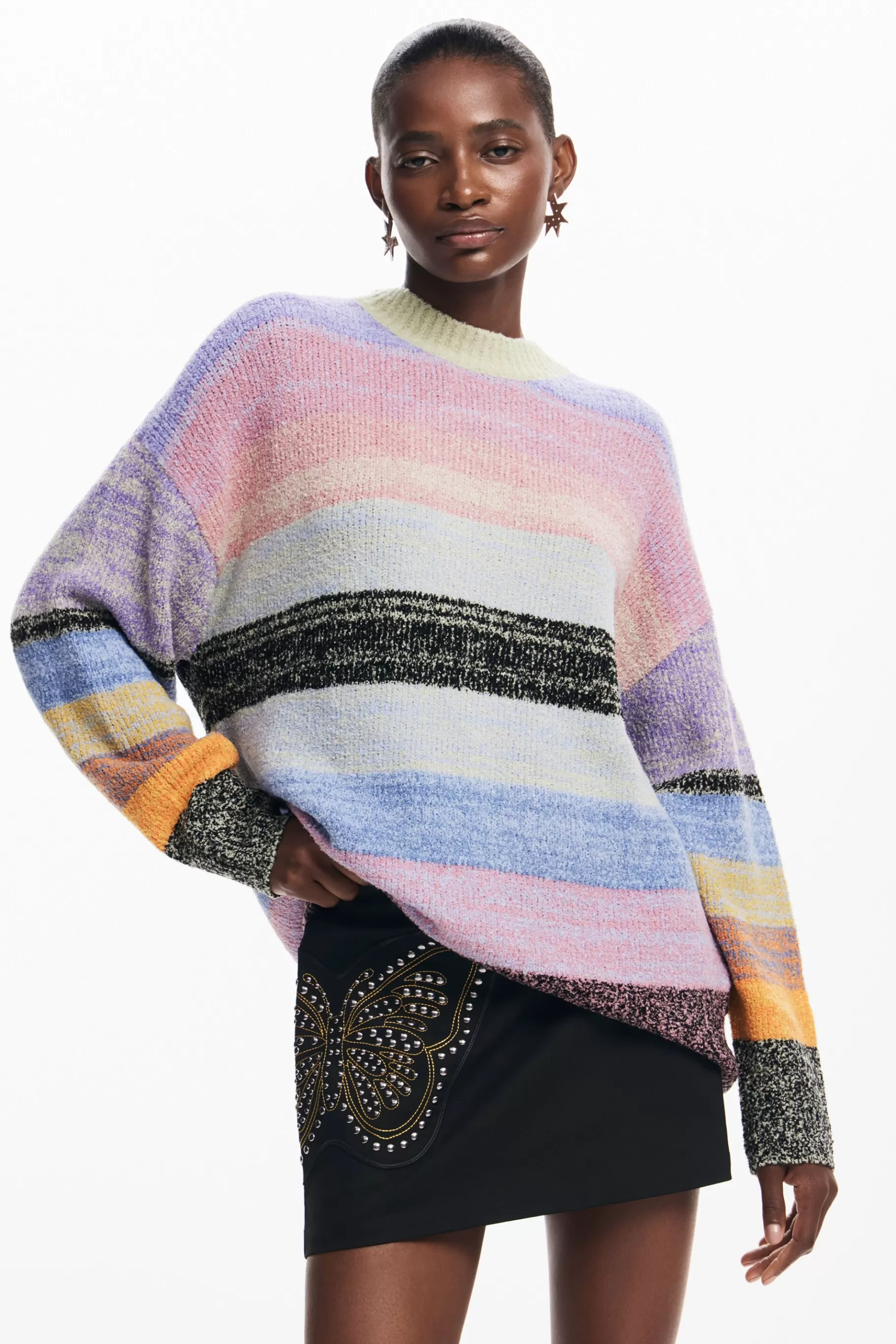 Desigual Jersey de punto rayas*Mujer Ropa De Punto | Jerséis