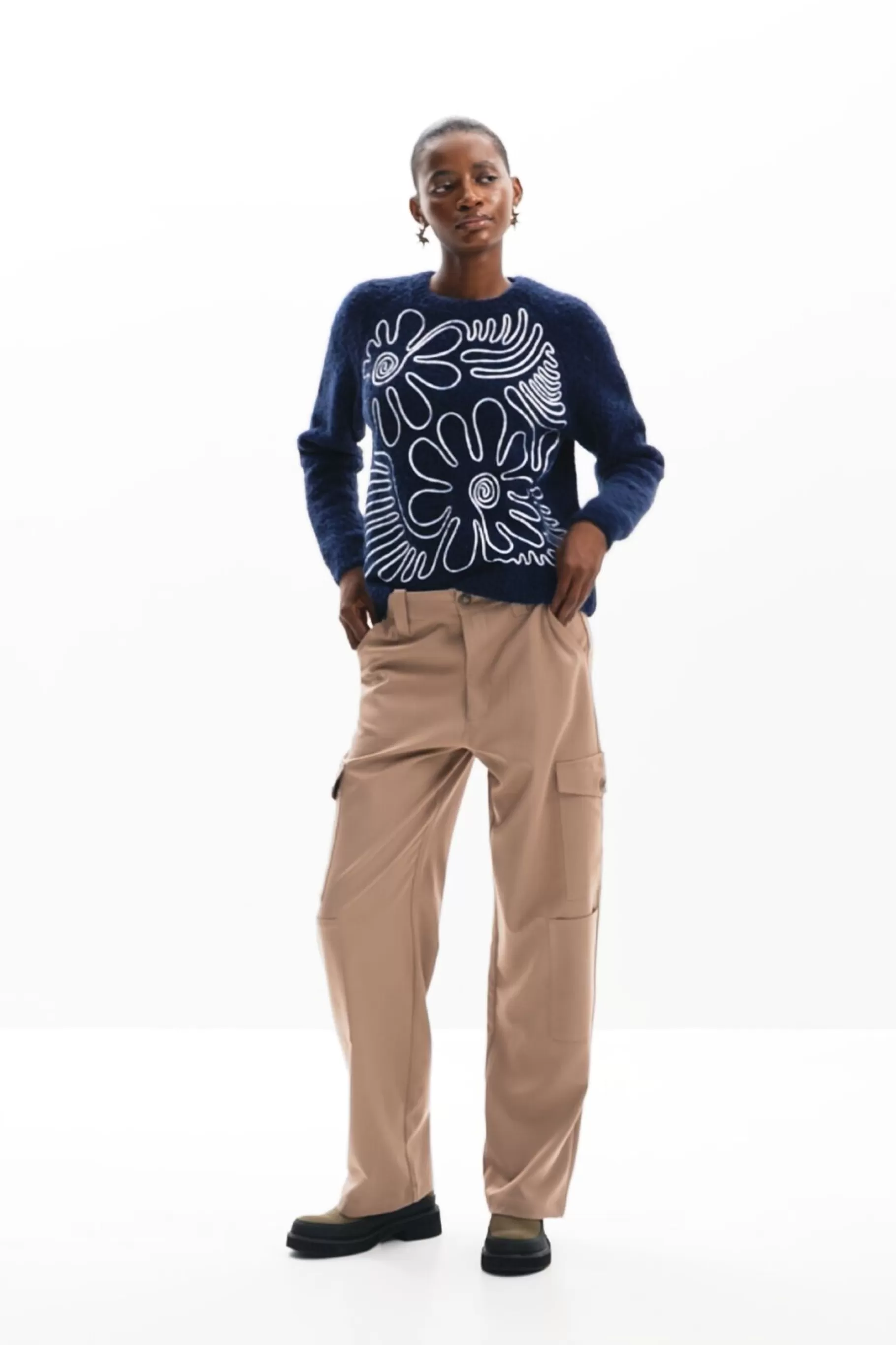 Desigual Jersey estampado flor*Mujer Ropa De Punto | Jerséis