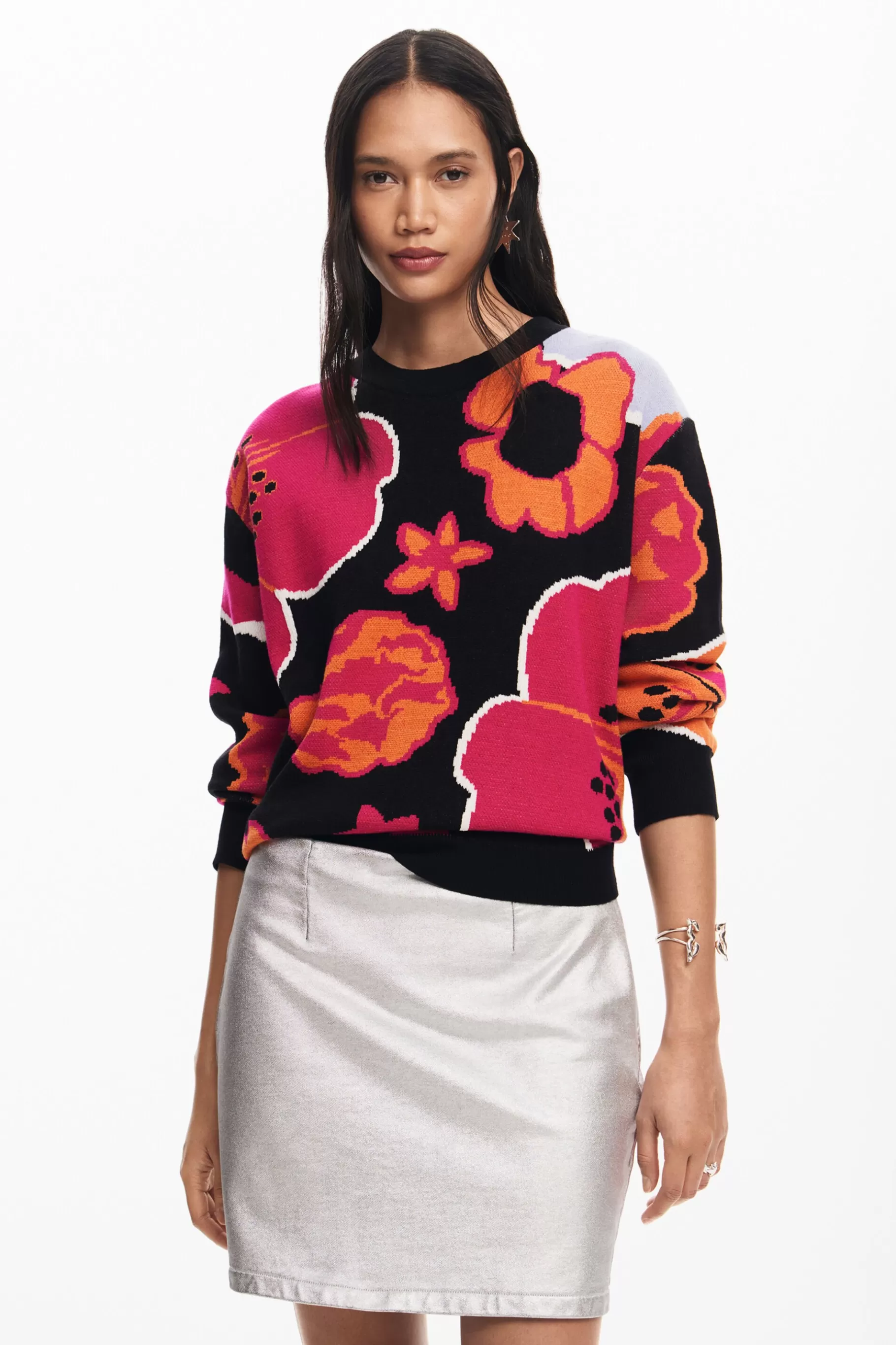Desigual Jersey flores*Mujer Ropa De Punto | Jerséis