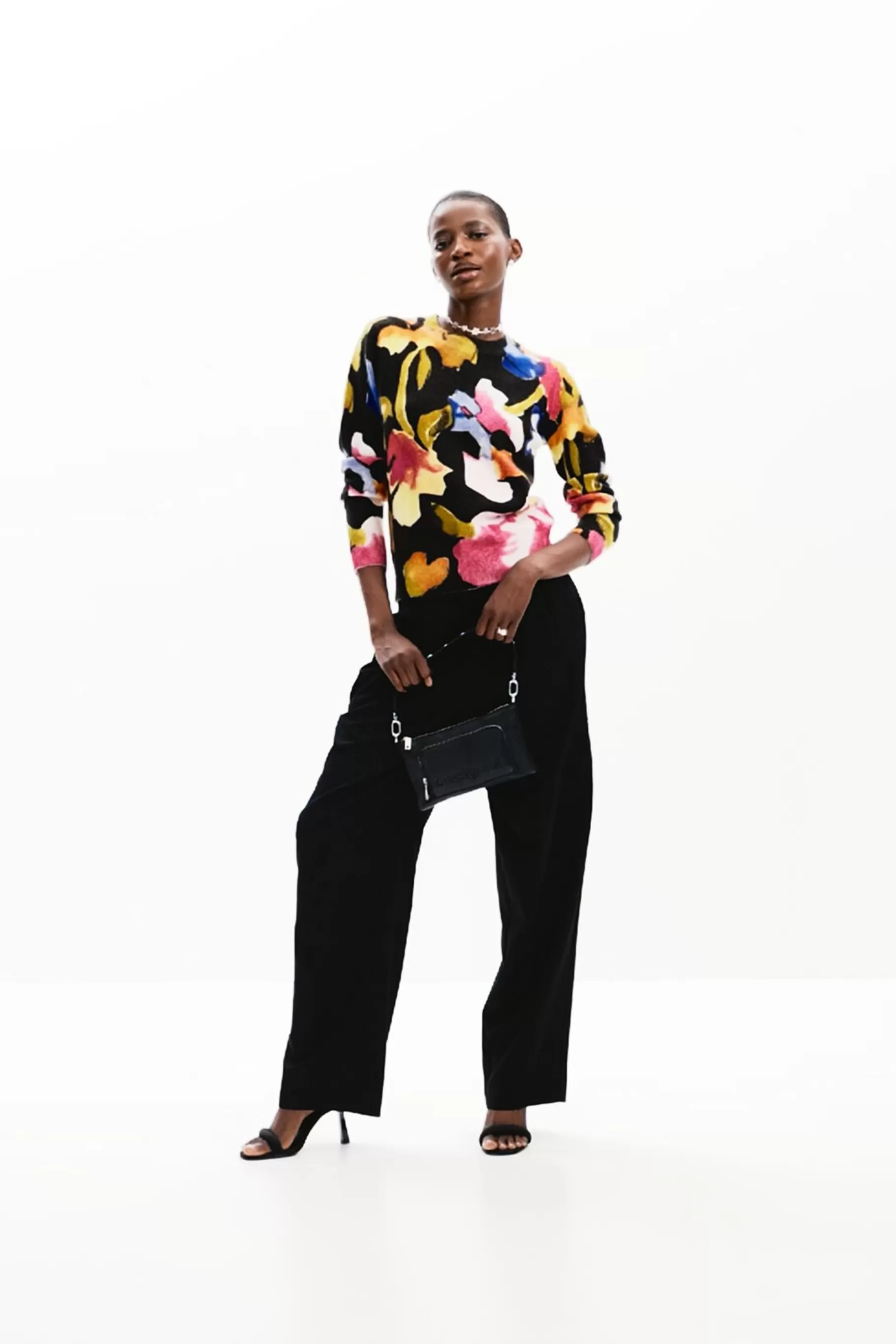 Desigual Jersey flores arty*Mujer Ropa De Punto | Jerséis