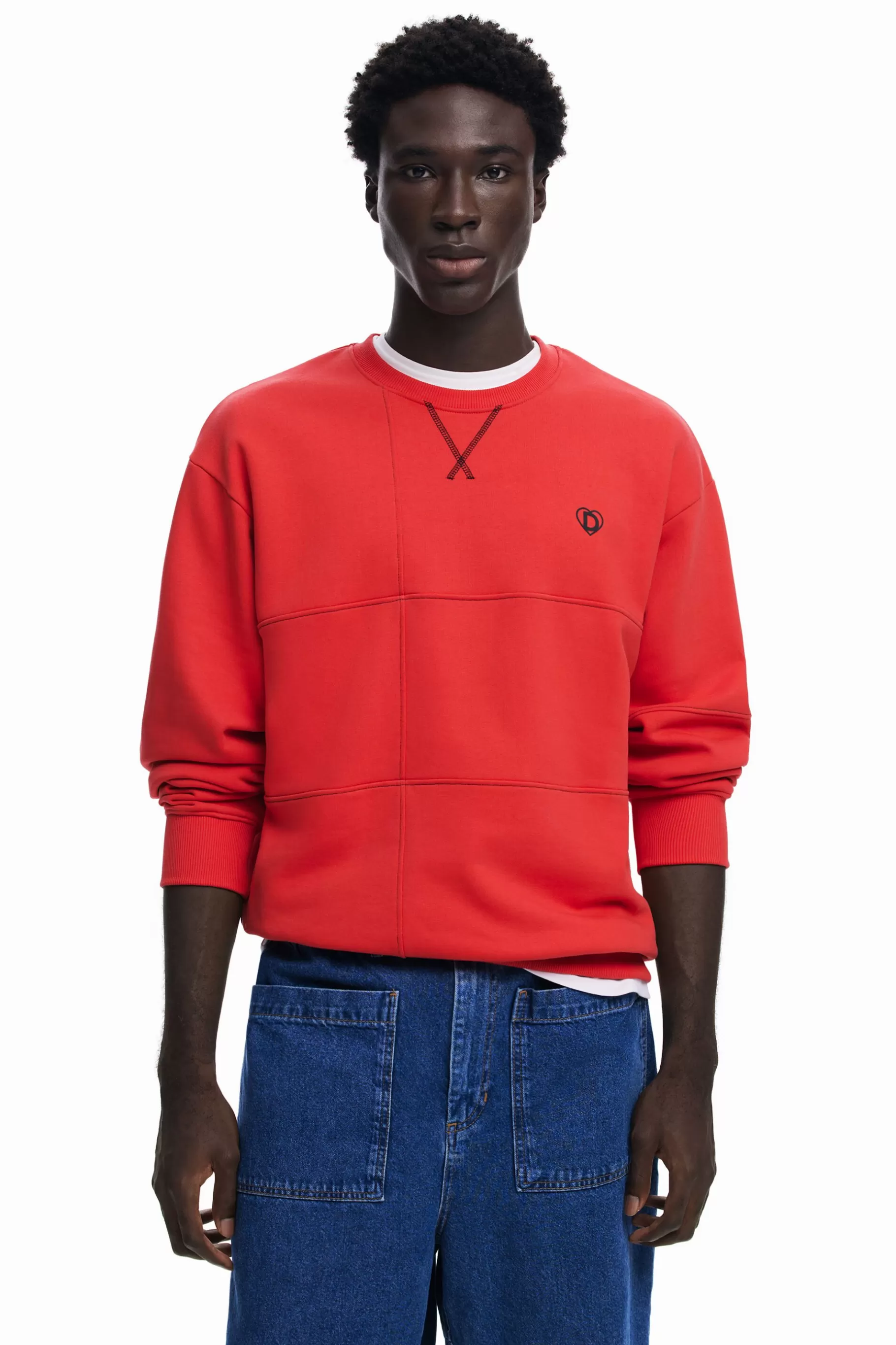 Desigual Jersey geométrico*Hombre Jerséis Y Sudaderas