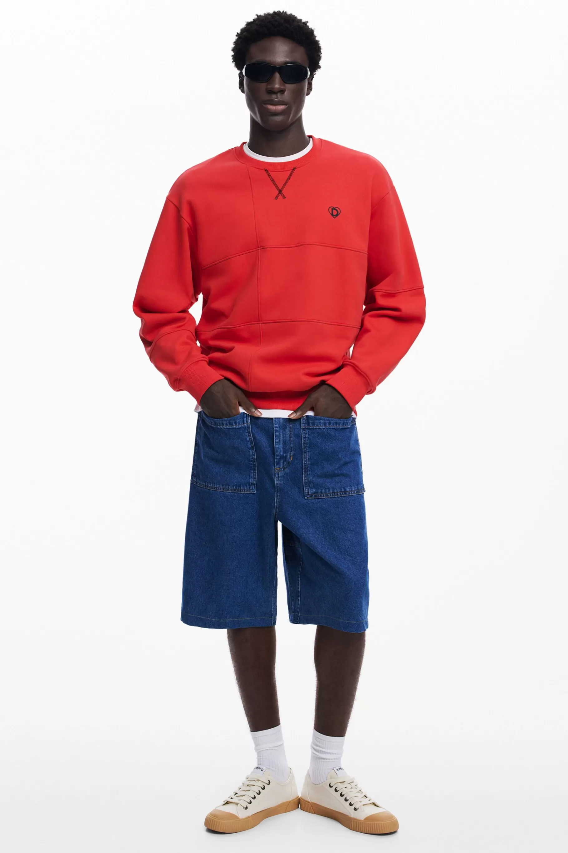 Desigual Jersey geométrico*Hombre Jerséis Y Sudaderas