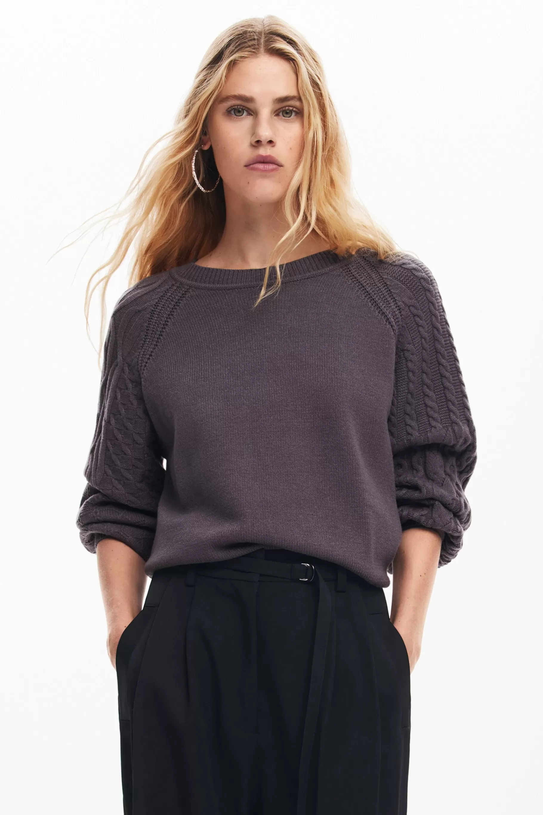 Desigual Jersey mangas textura*Mujer Ropa De Punto | Jerséis