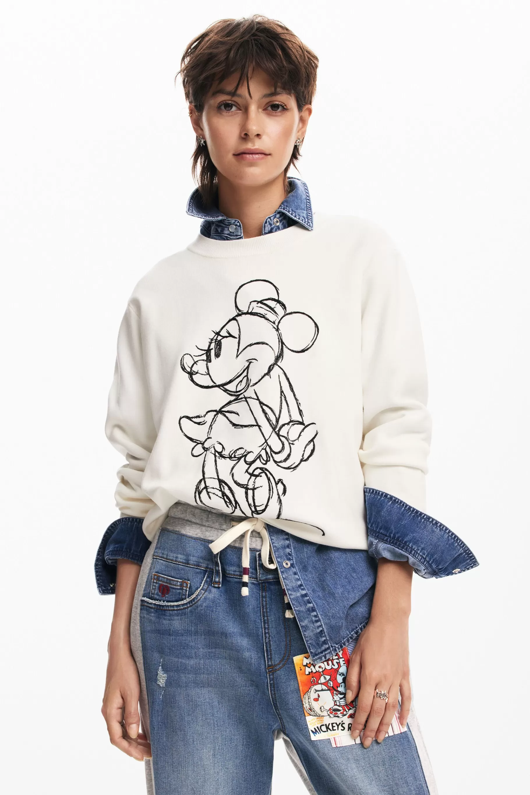 Desigual Jersey Minnie Mouse*Mujer Ropa De Punto | Jerséis
