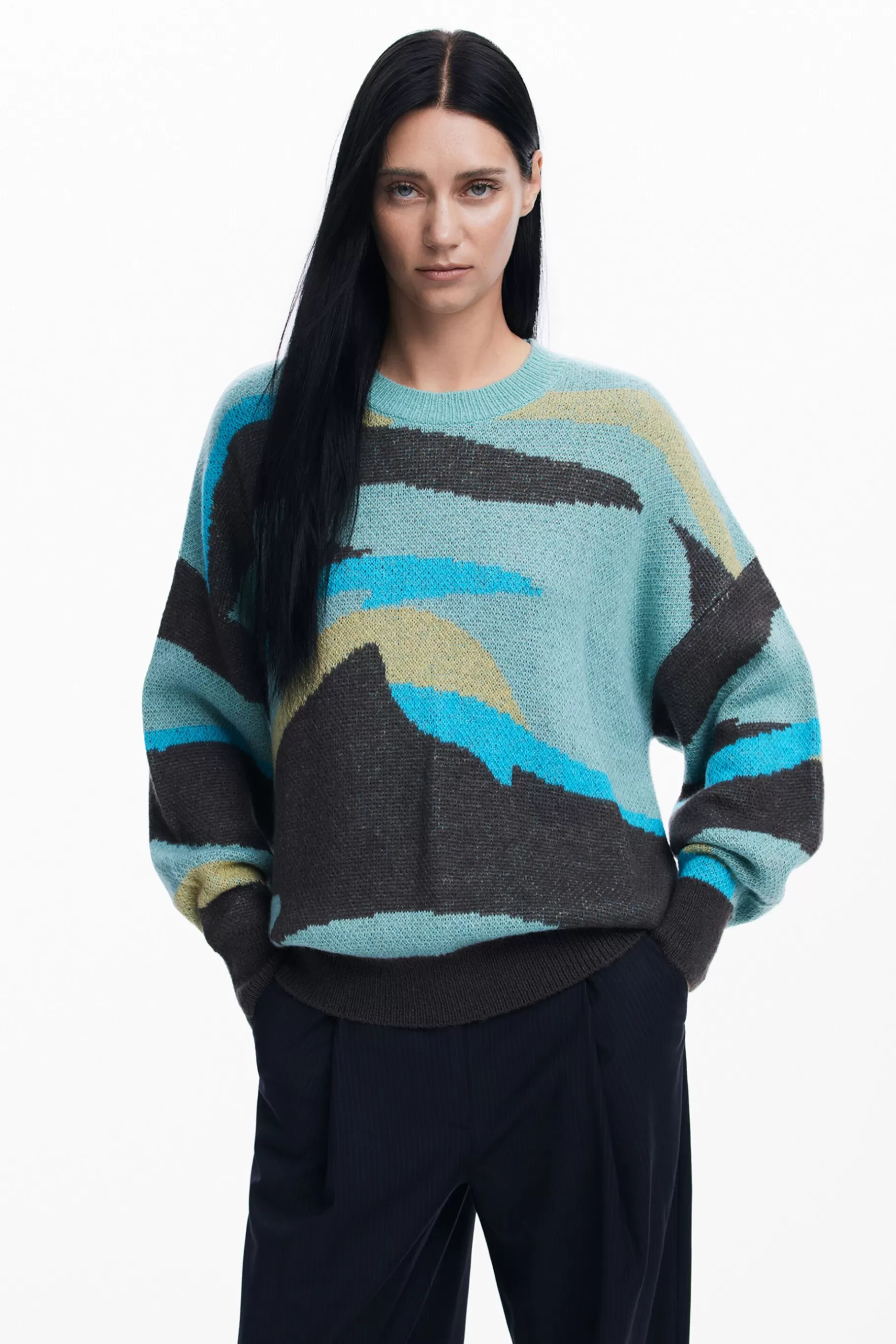 Desigual Jersey paisaje*Mujer Ropa De Punto | Jerséis